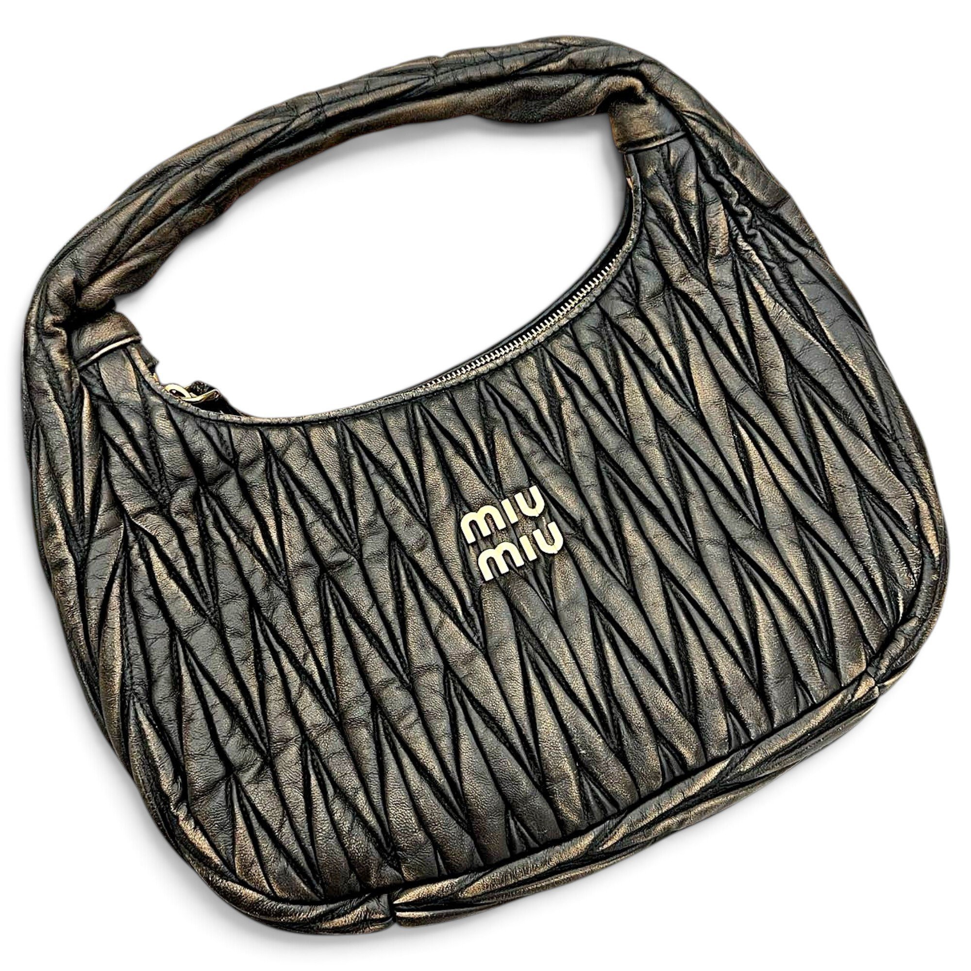 Miu Wander leather handbag