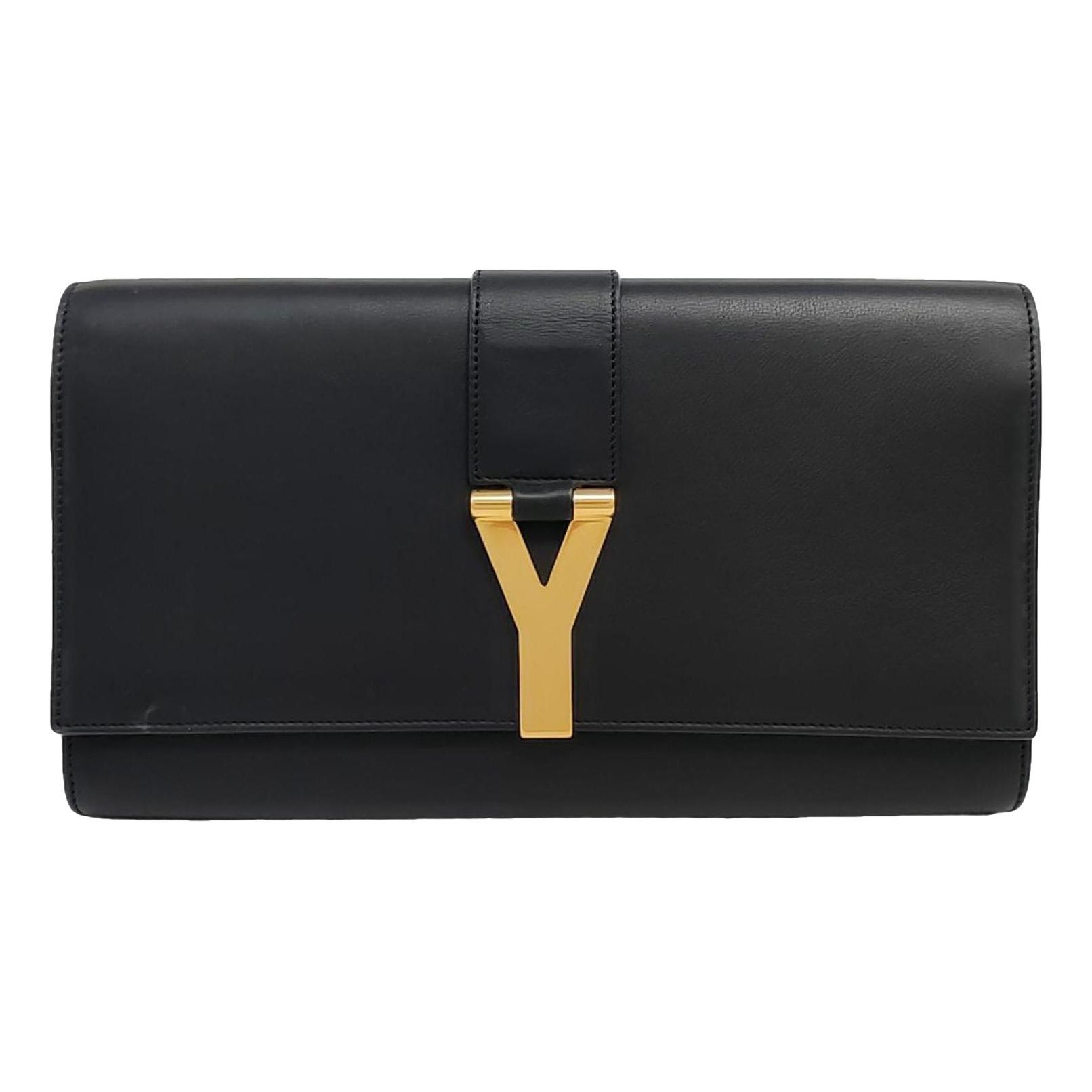 Chyc leather clutch bag