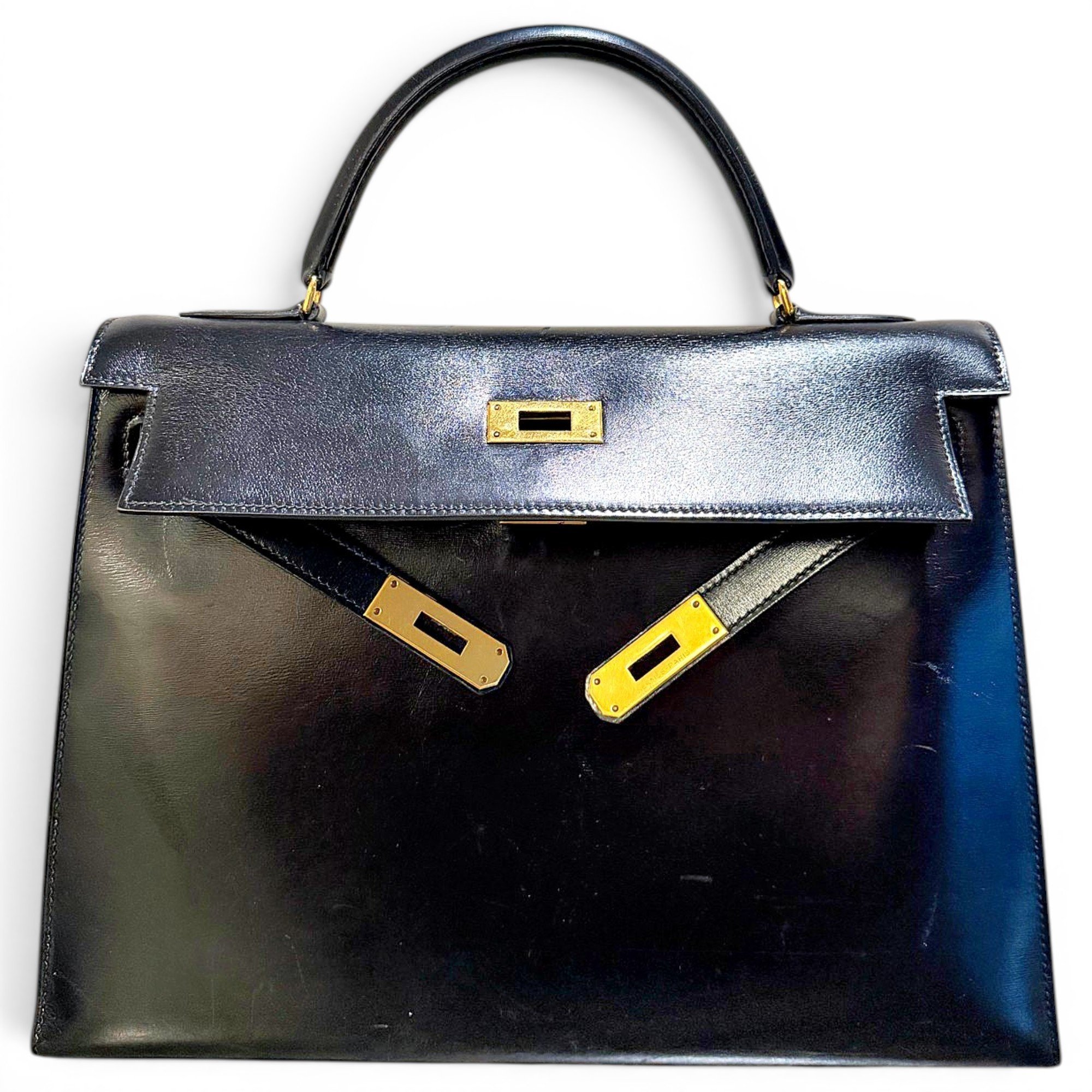 Kelly 32 leather handbag