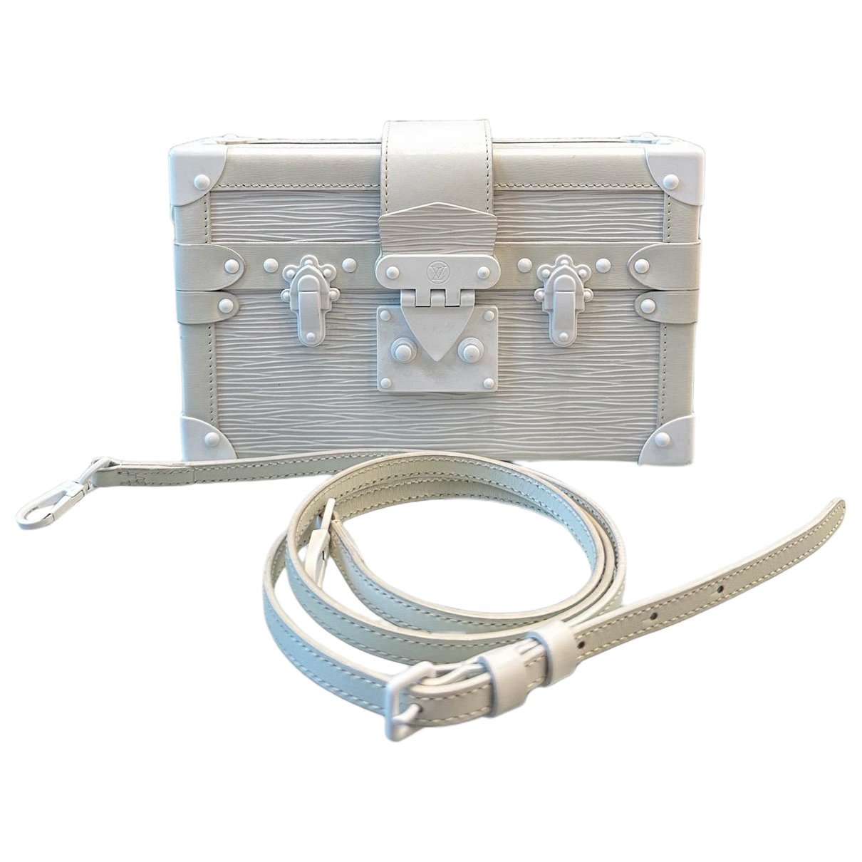 Petite Malle leather handbag
