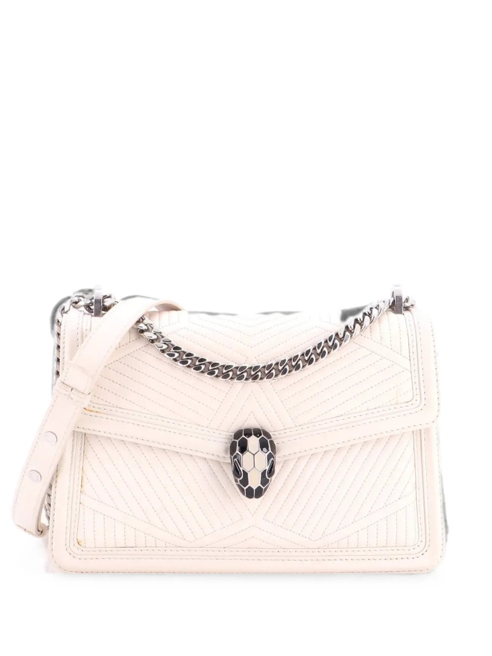 Serpenti Forever Shoulder Bag Quilted Leather Small crossbody bag