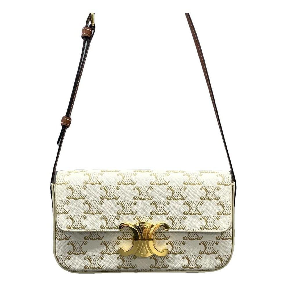 Triomphe Long leather handbag