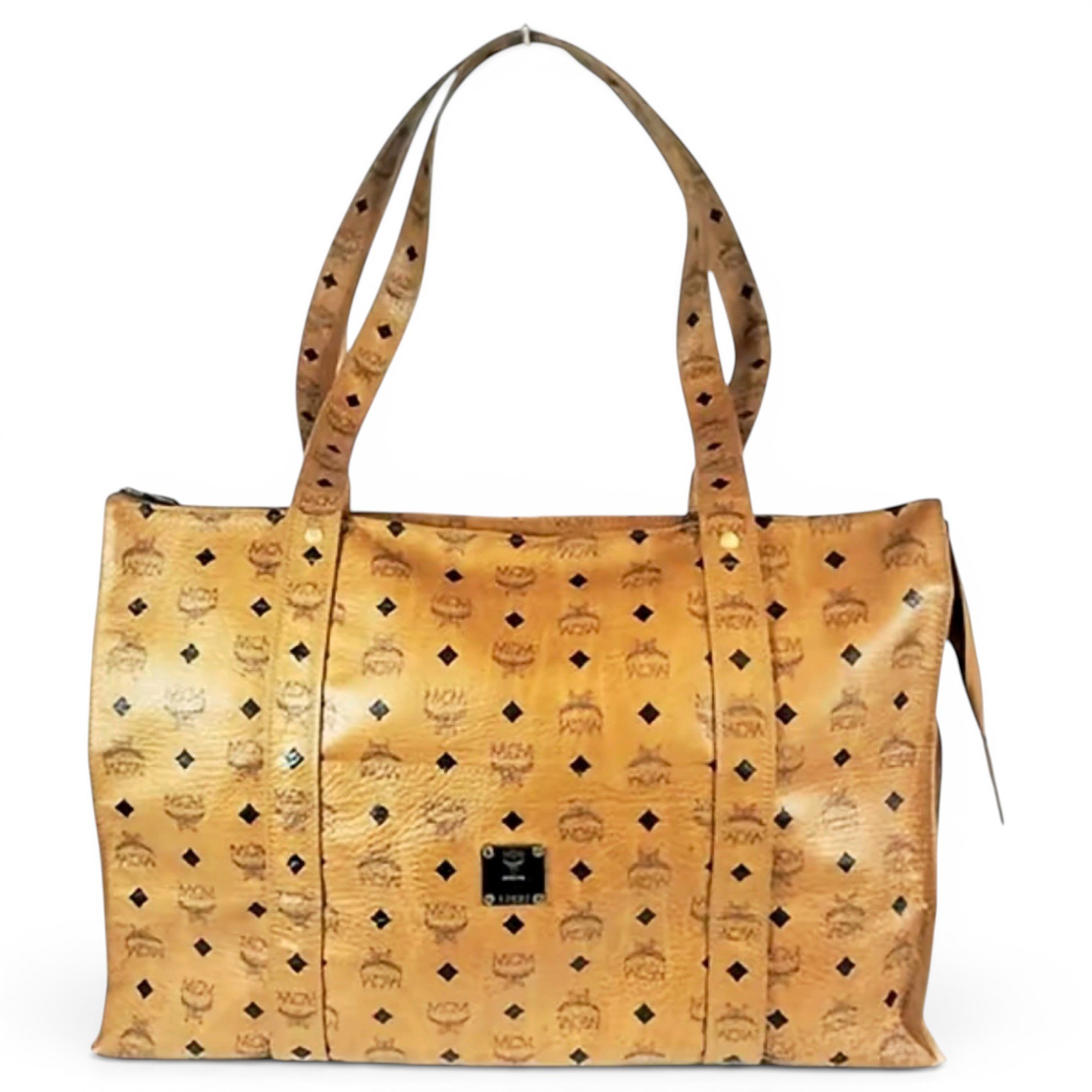 Leather tote