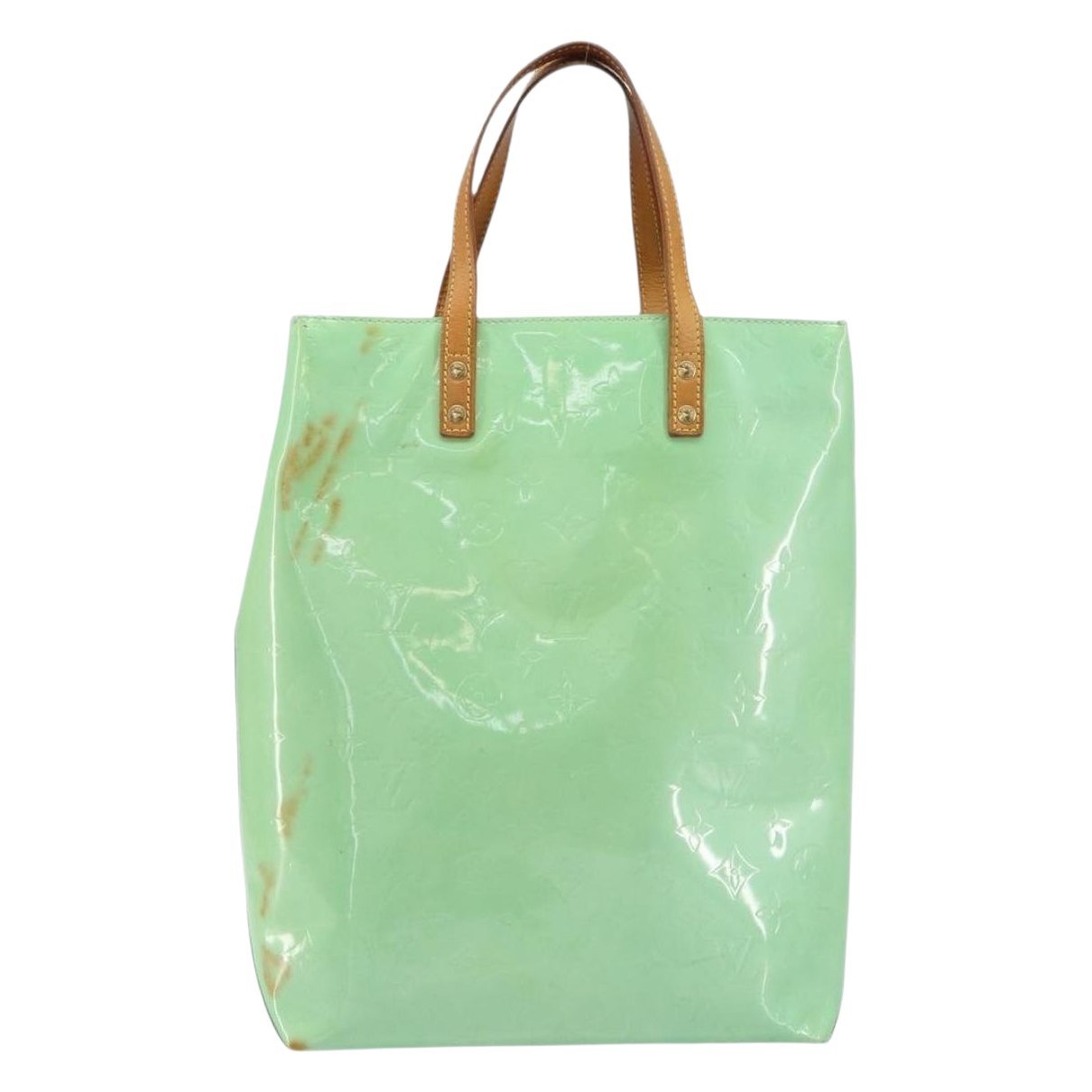 Reade patent leather handbag