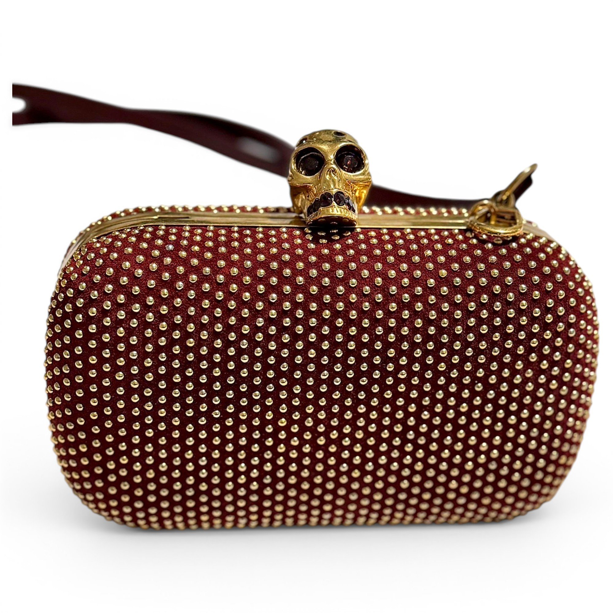Skull clutch bag