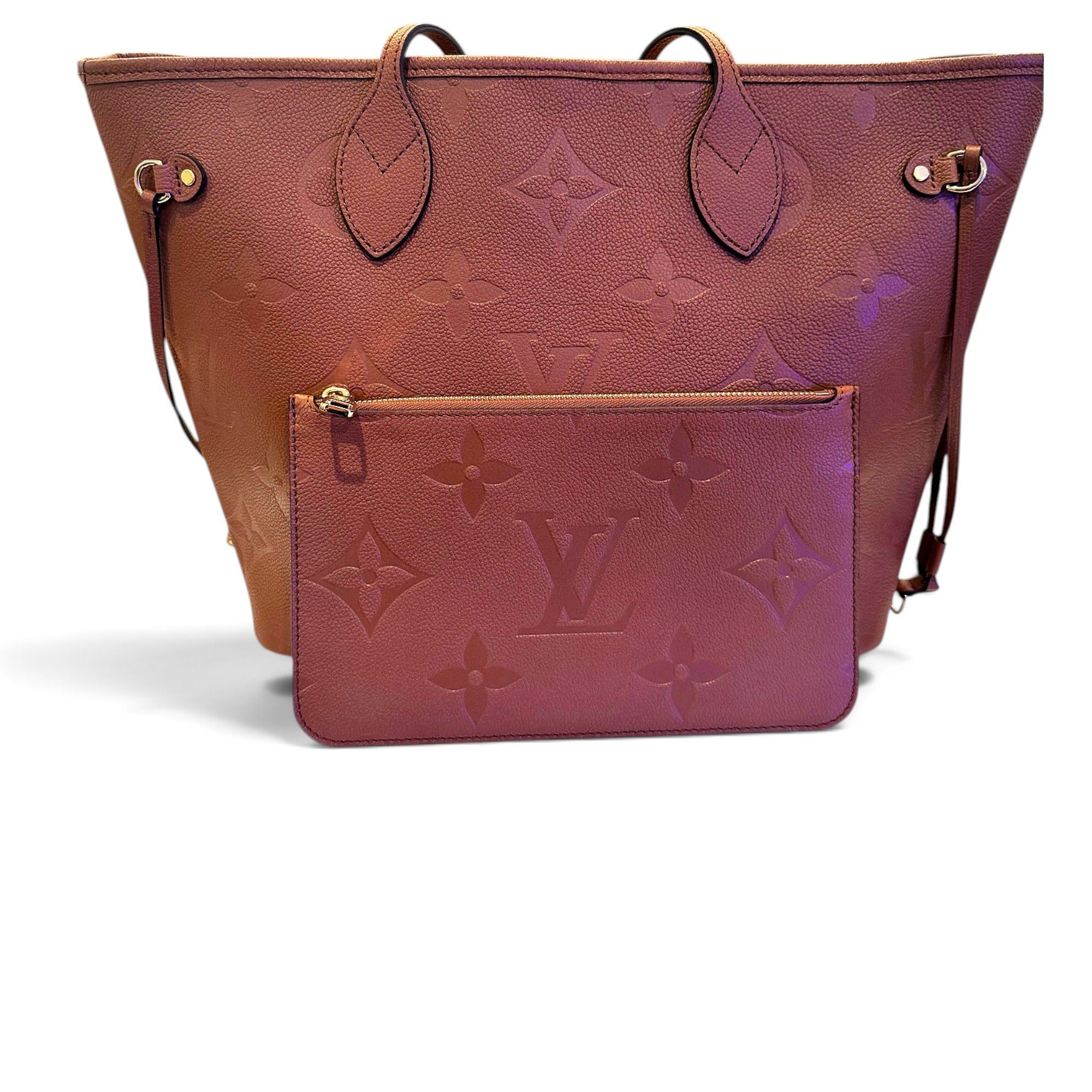 Neverfull leather tote