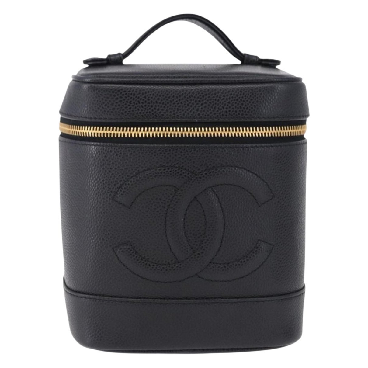 Vanity pony-style calfskin handbag
