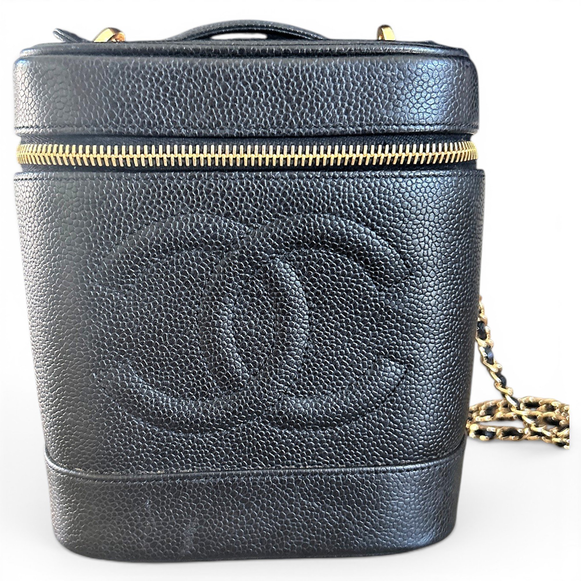 Vanity leather crossbody bag