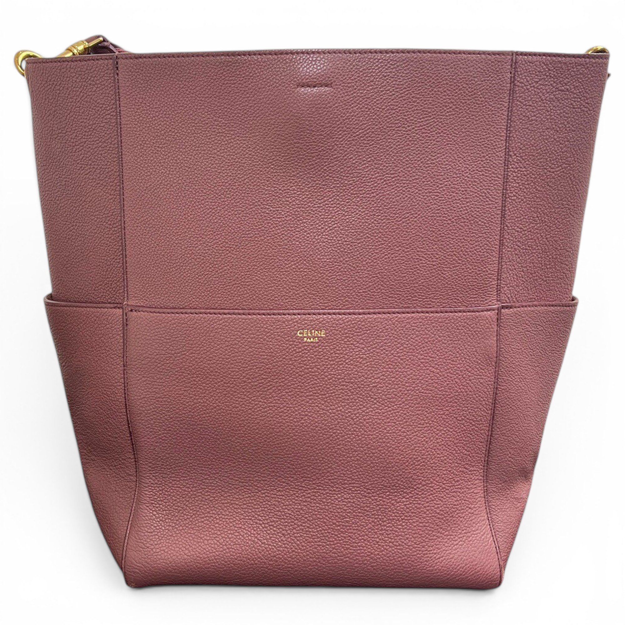 Seau Sangle leather tote