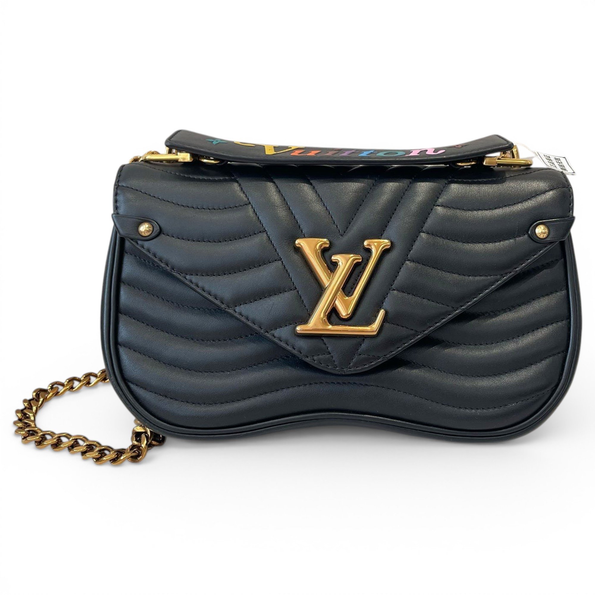New Wave leather handbag