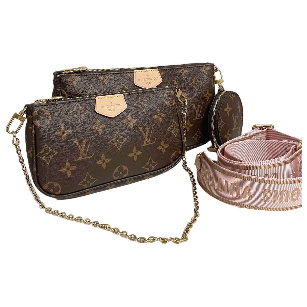 Multi Pochette Accessoires leather handbag