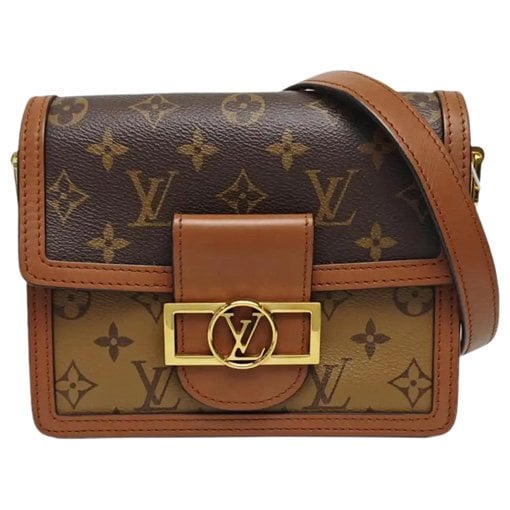 Dauphine leather handbag