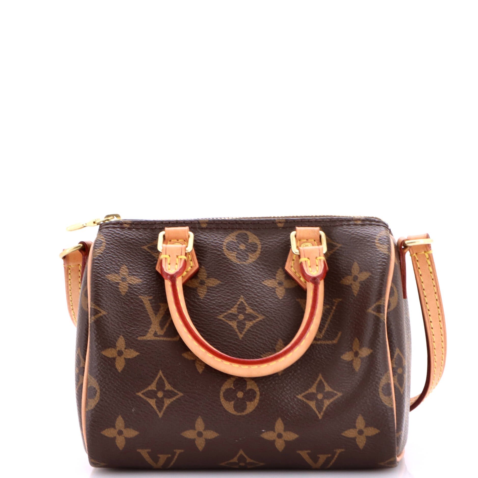 Speedy Bandouliere Bag Monogram Canvas Nano