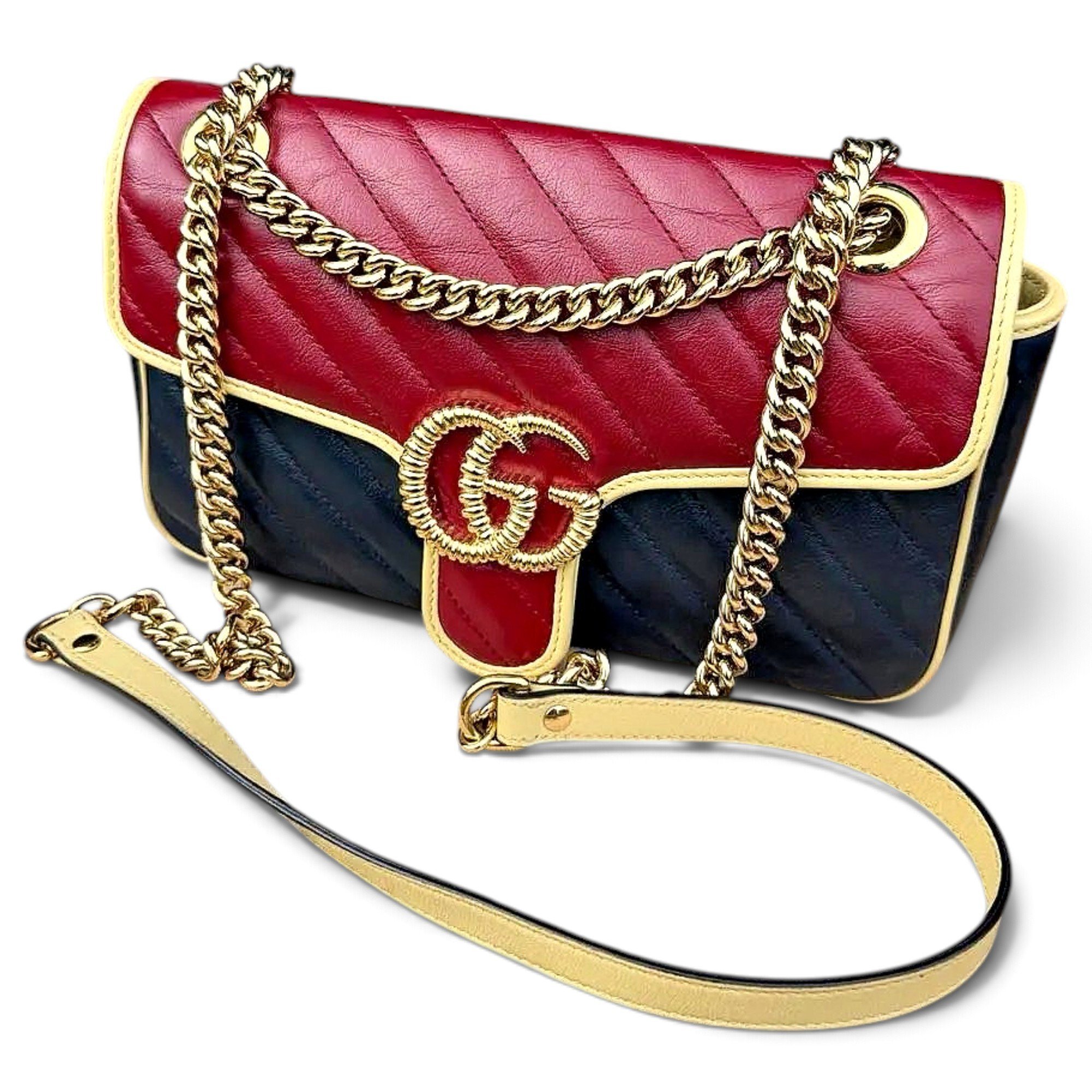 GG Marmont Flap leather handbag