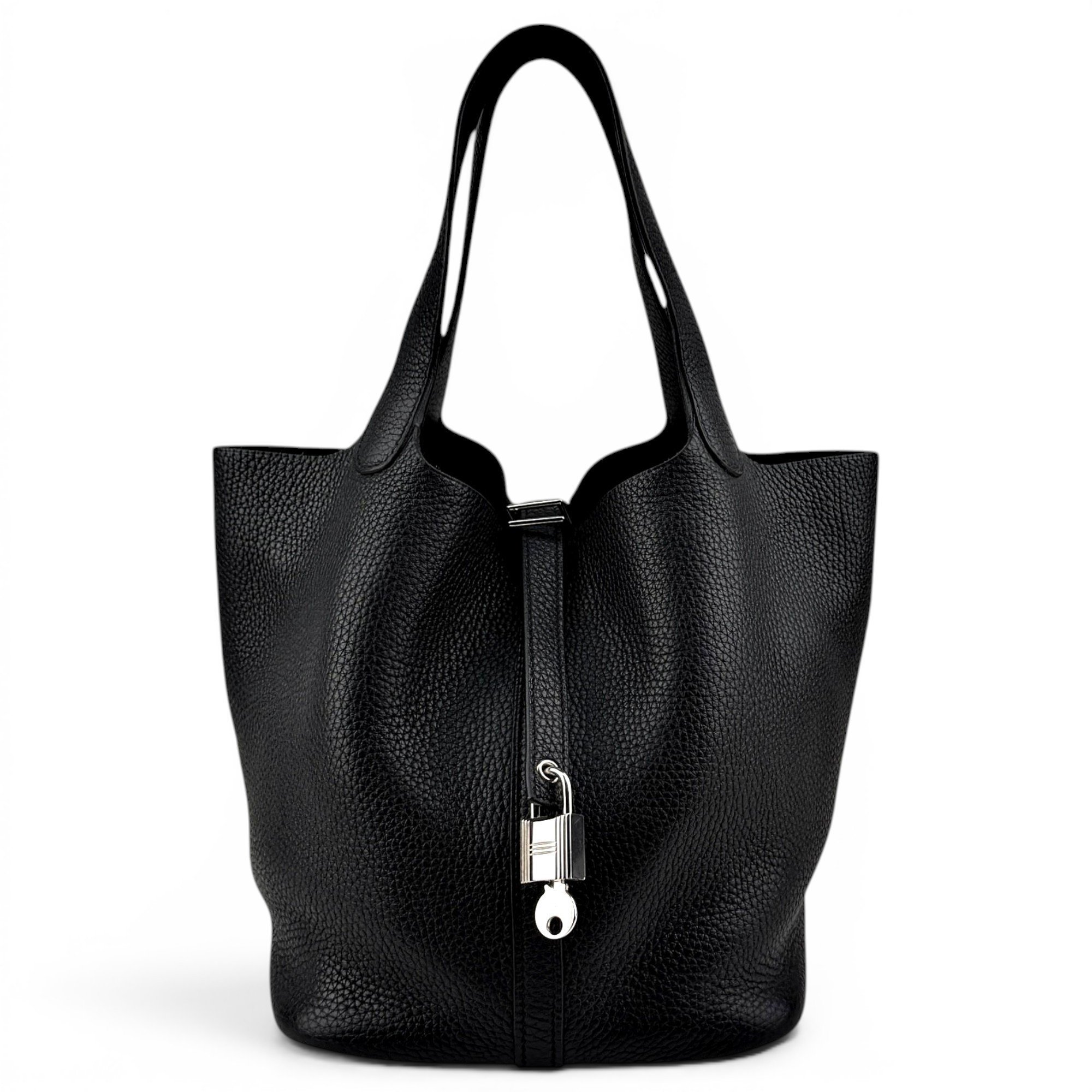 Picotin leather handbag