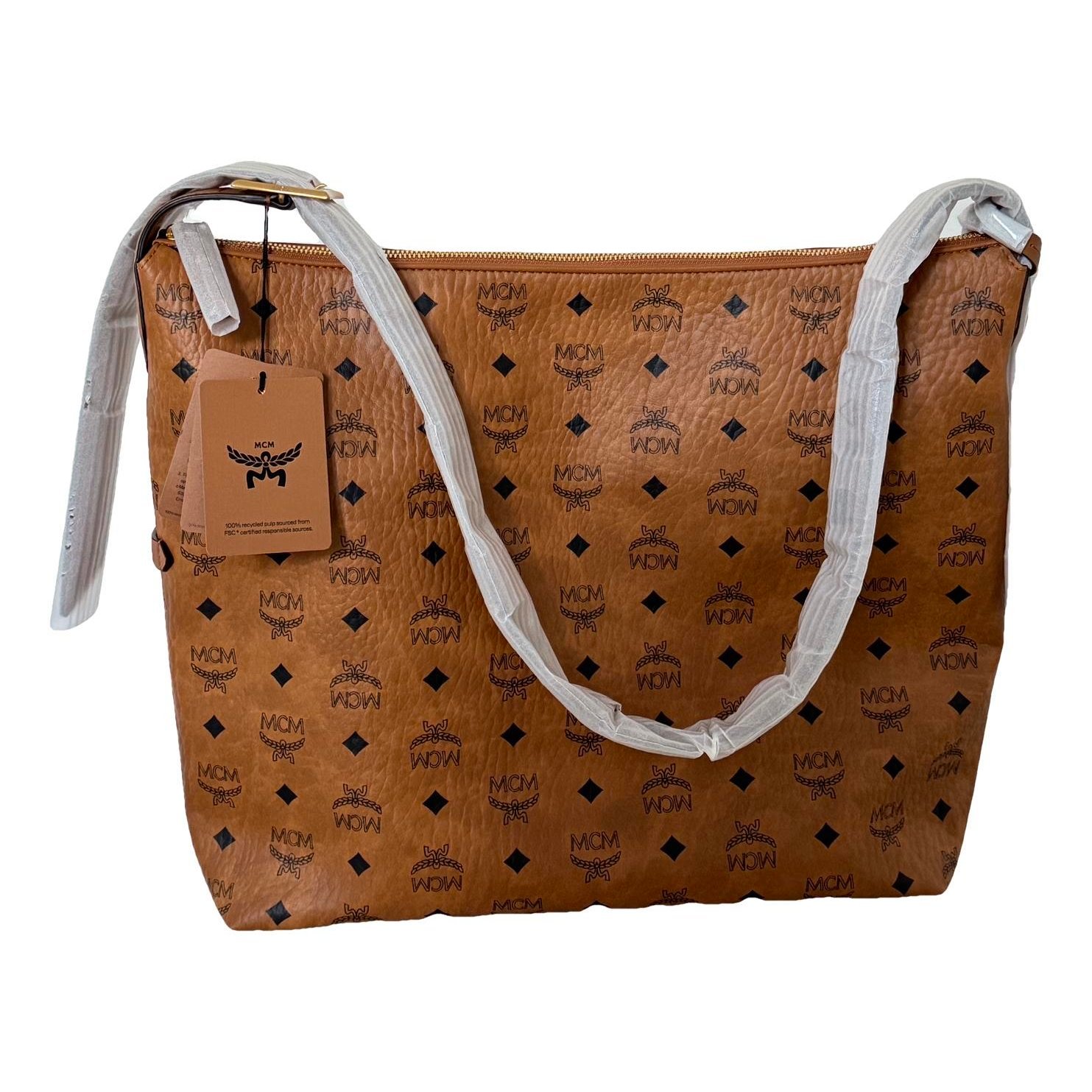 Leather tote