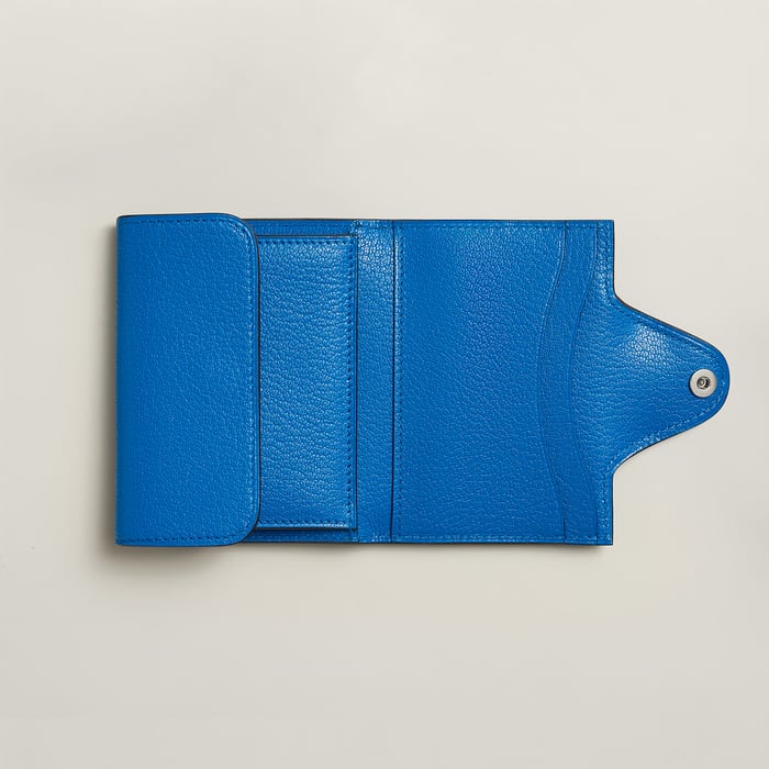 Bleu Hydra Iliade Compact Card Holder