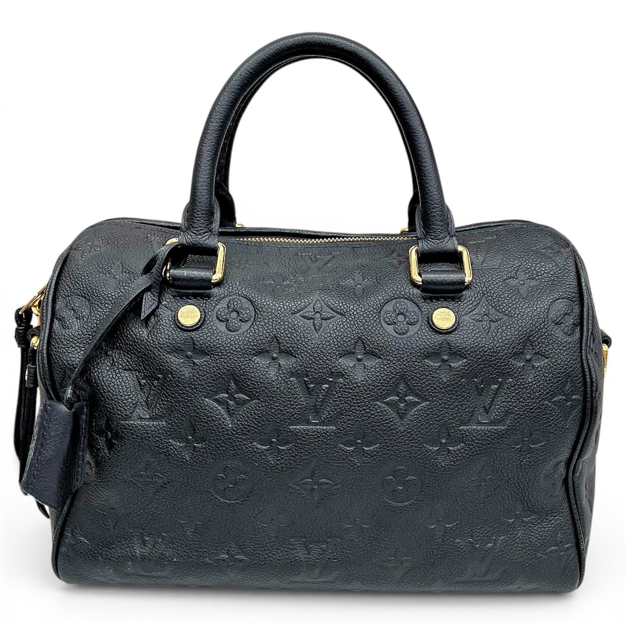 Speedy leather handbag