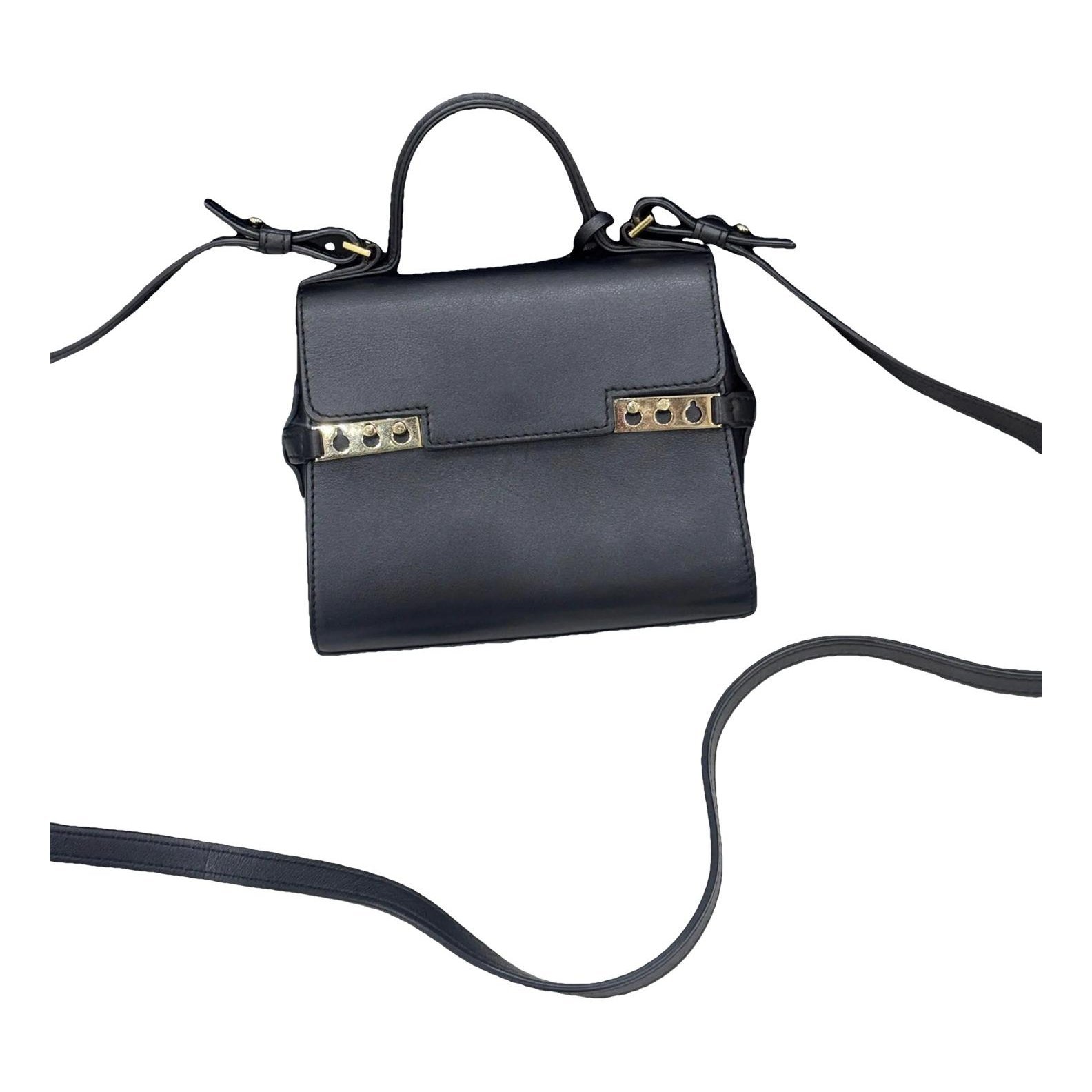 Tempête leather crossbody bag