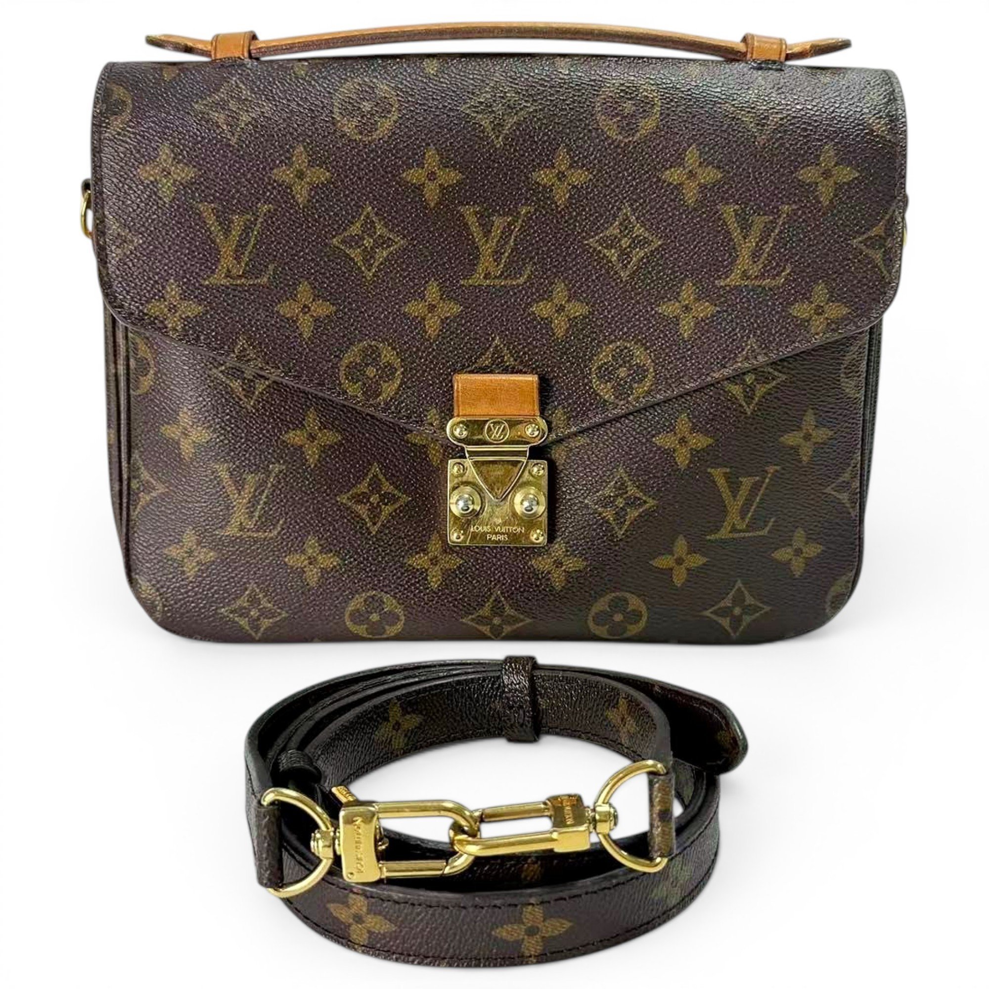 Metis leather crossbody bag