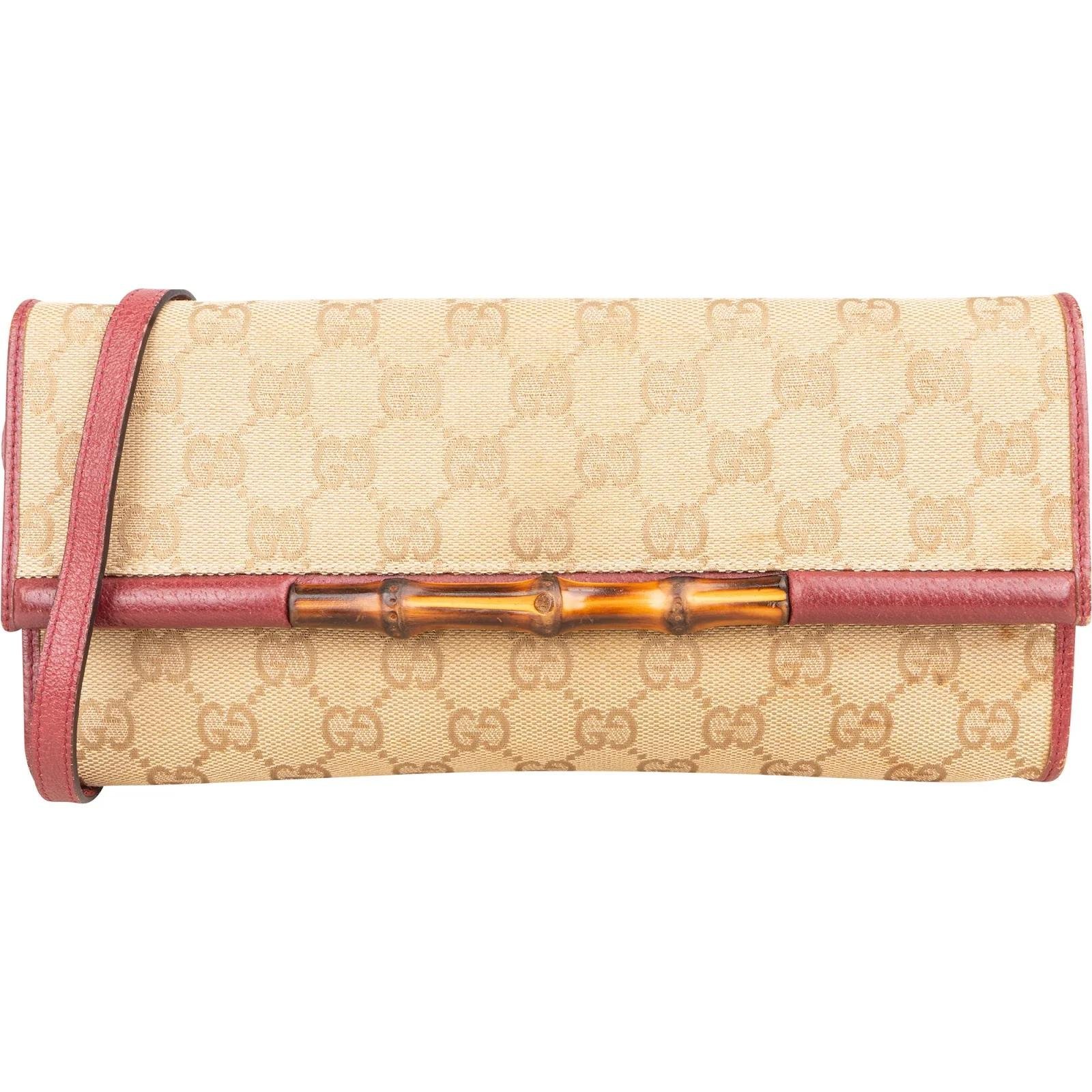 Bamboo leather crossbody bag
