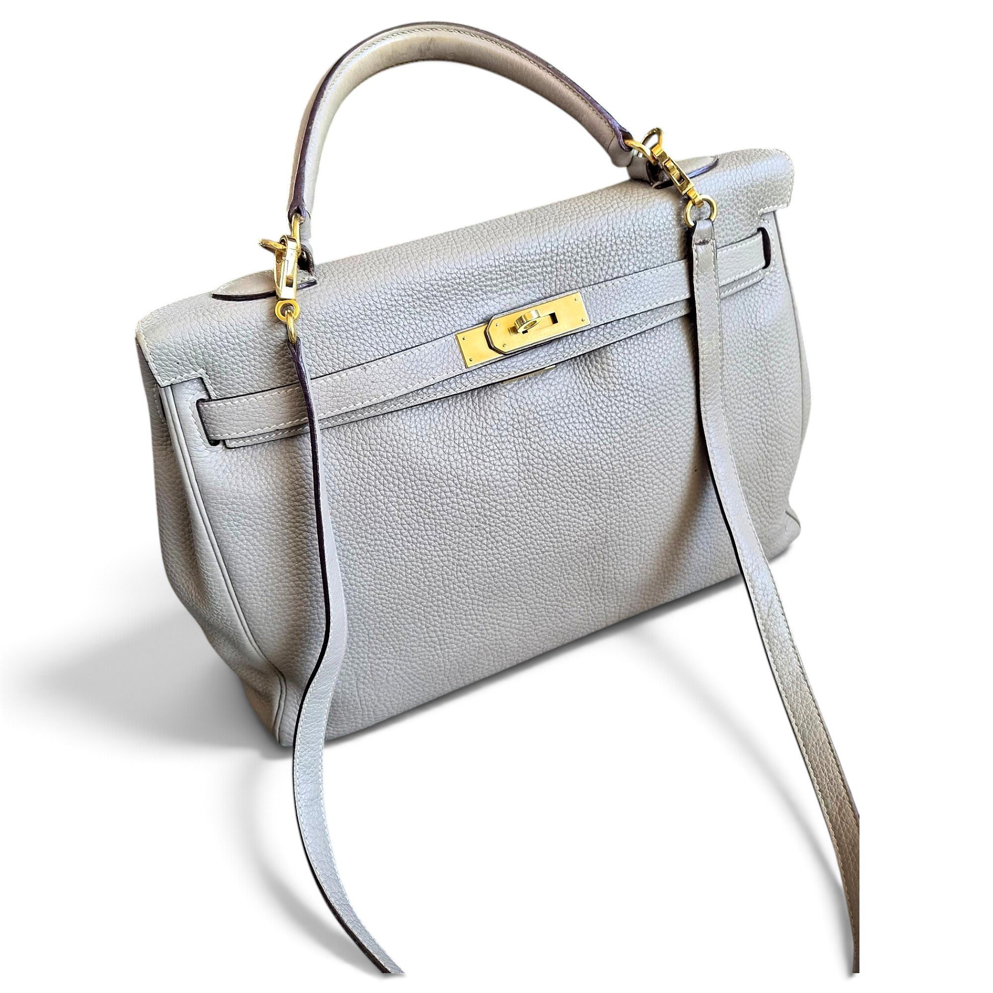 Kelly 35 leather handbag