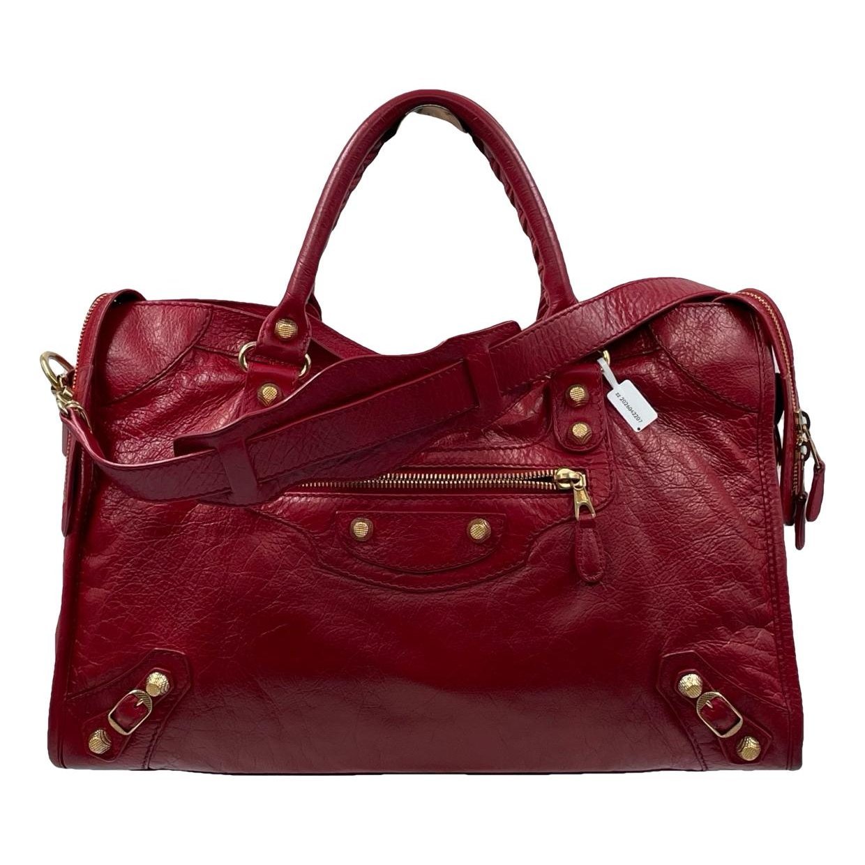 City leather crossbody bag