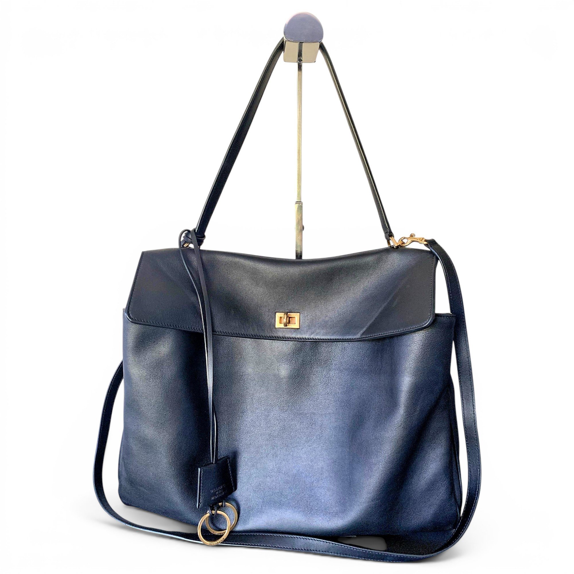 Balenciaga Rodeo leather handbag