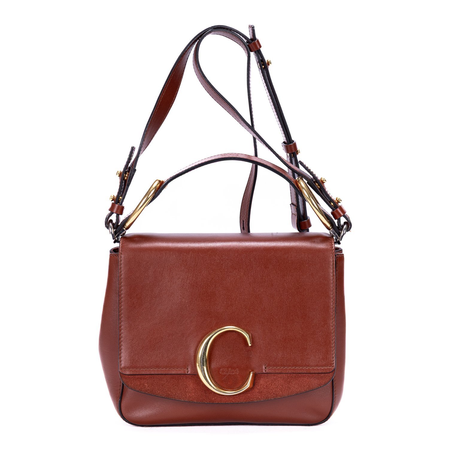 C leather handbag