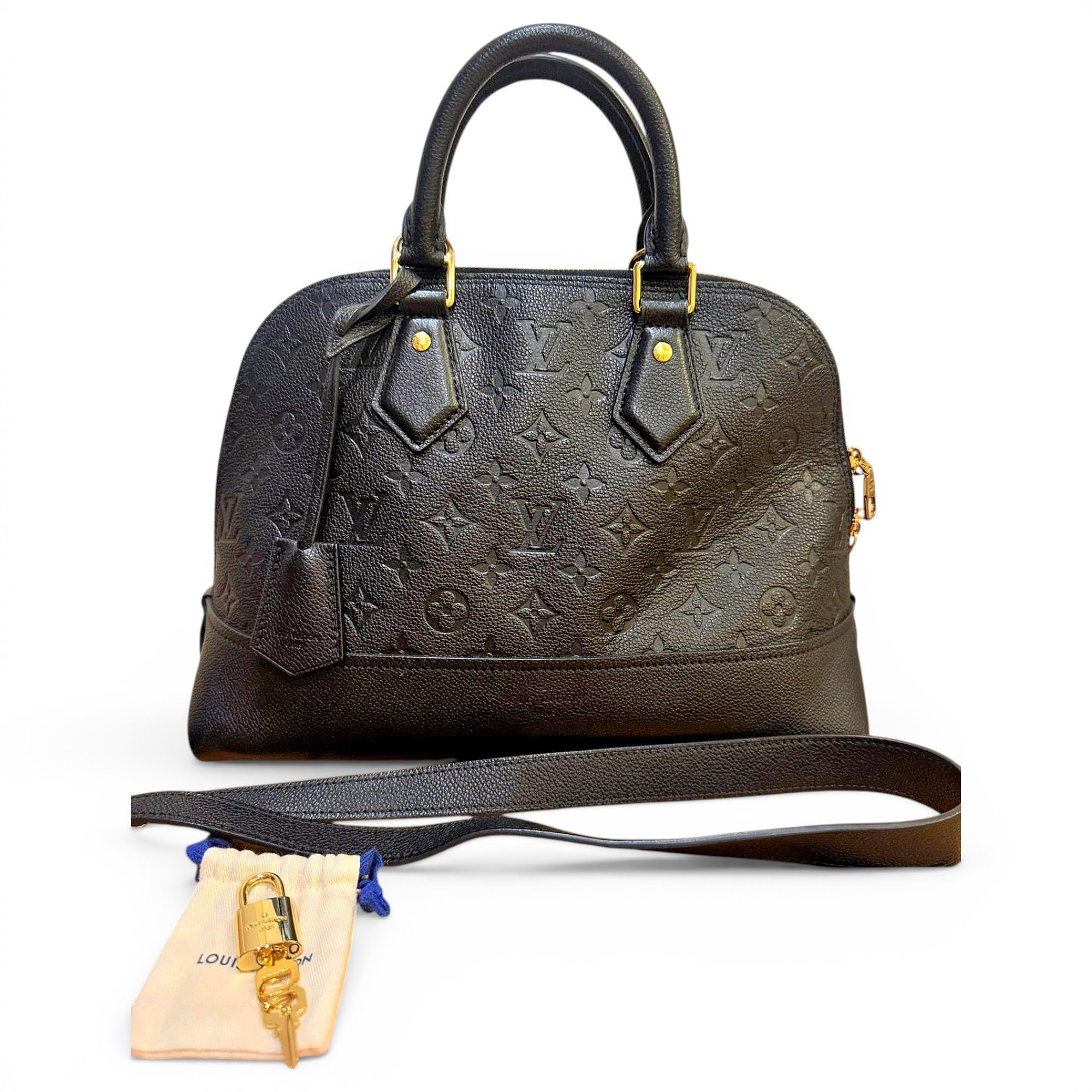 Néo Alma leather handbag