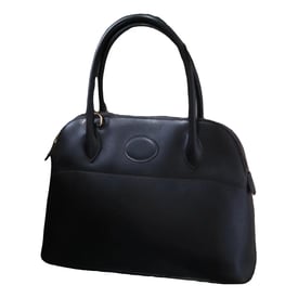 Hermes Bolide 27 Handbag Black Leather 1991