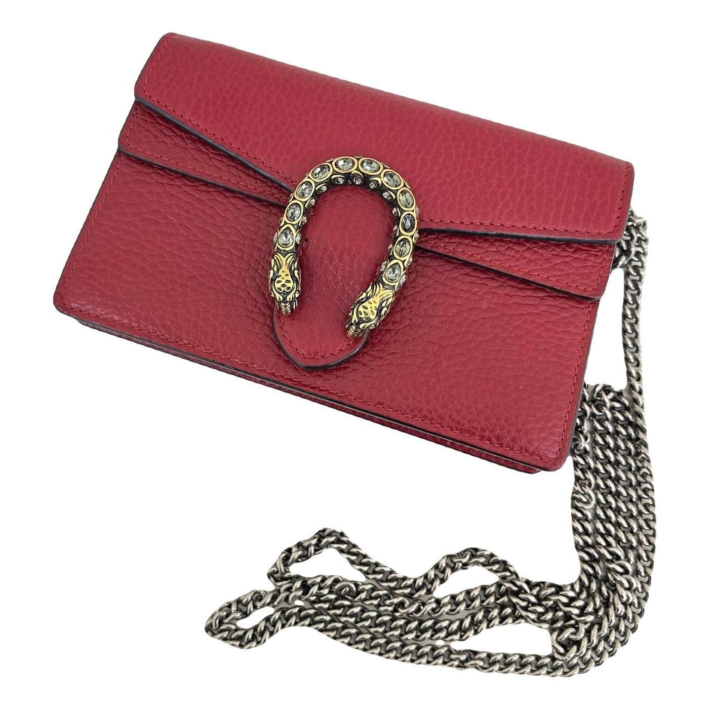 Dionysus Super Mini leather crossbody bag