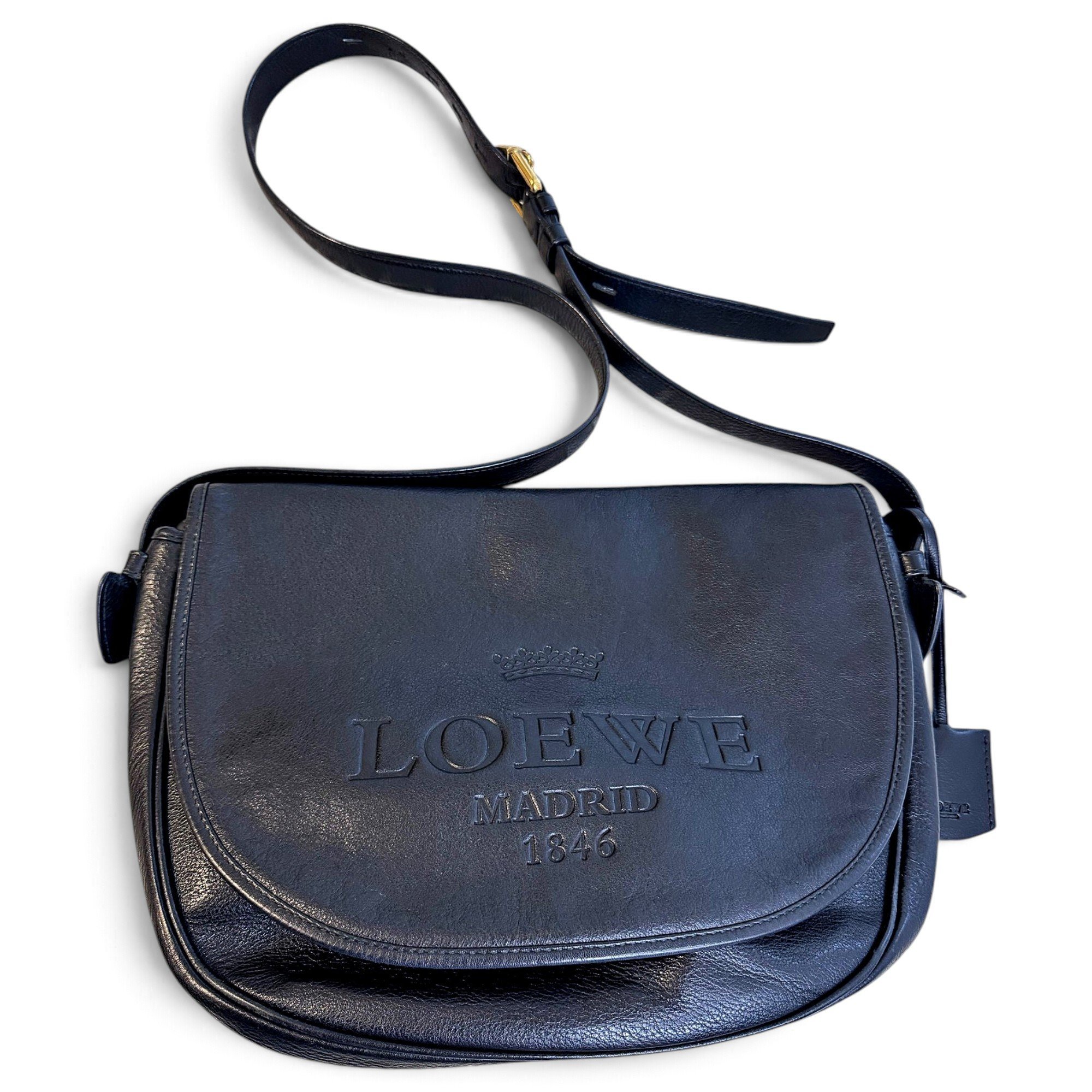 Leather crossbody bag