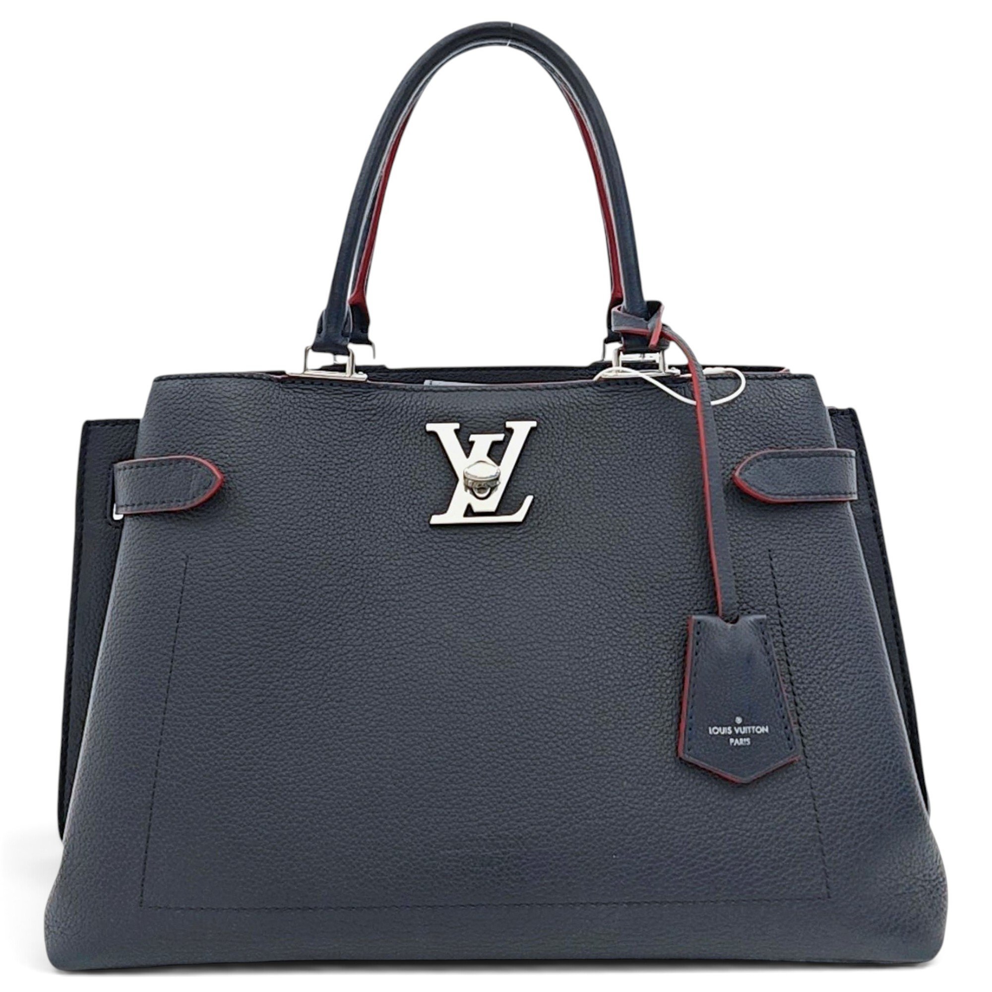 Lockmeto leather handbag