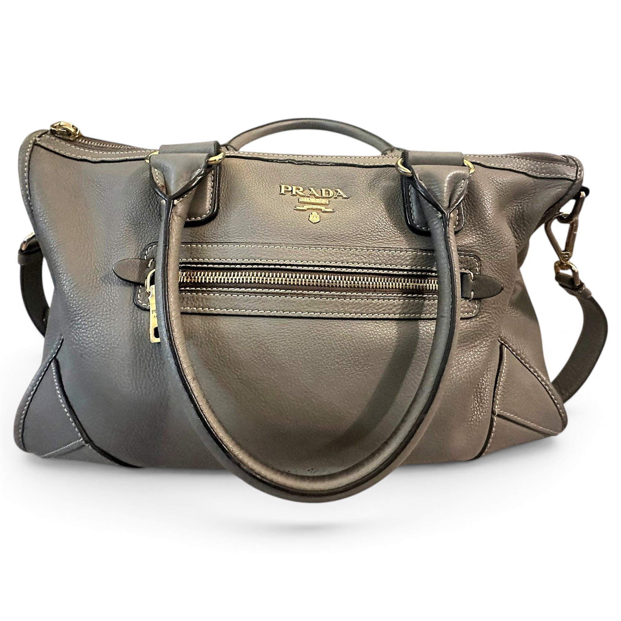 Leather handbag