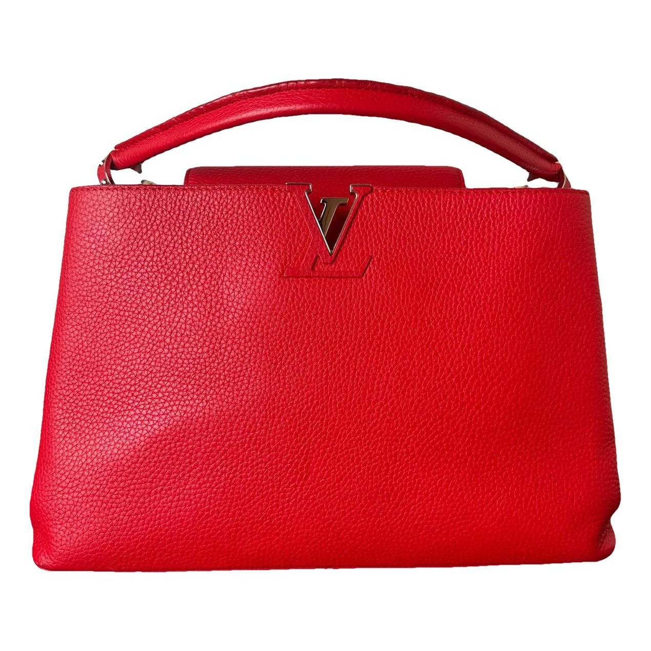 Capucines leather handbag