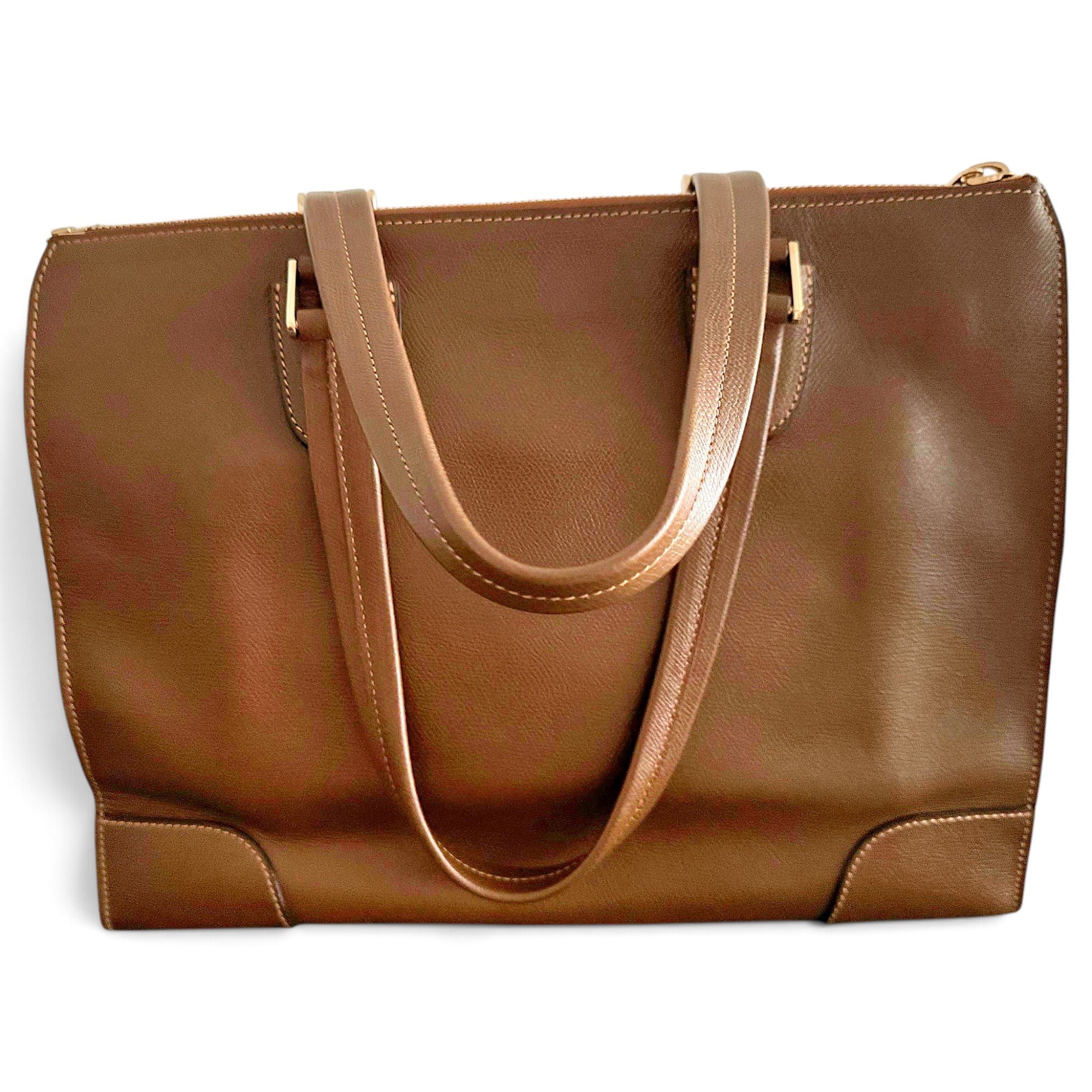 Iside leather handbag