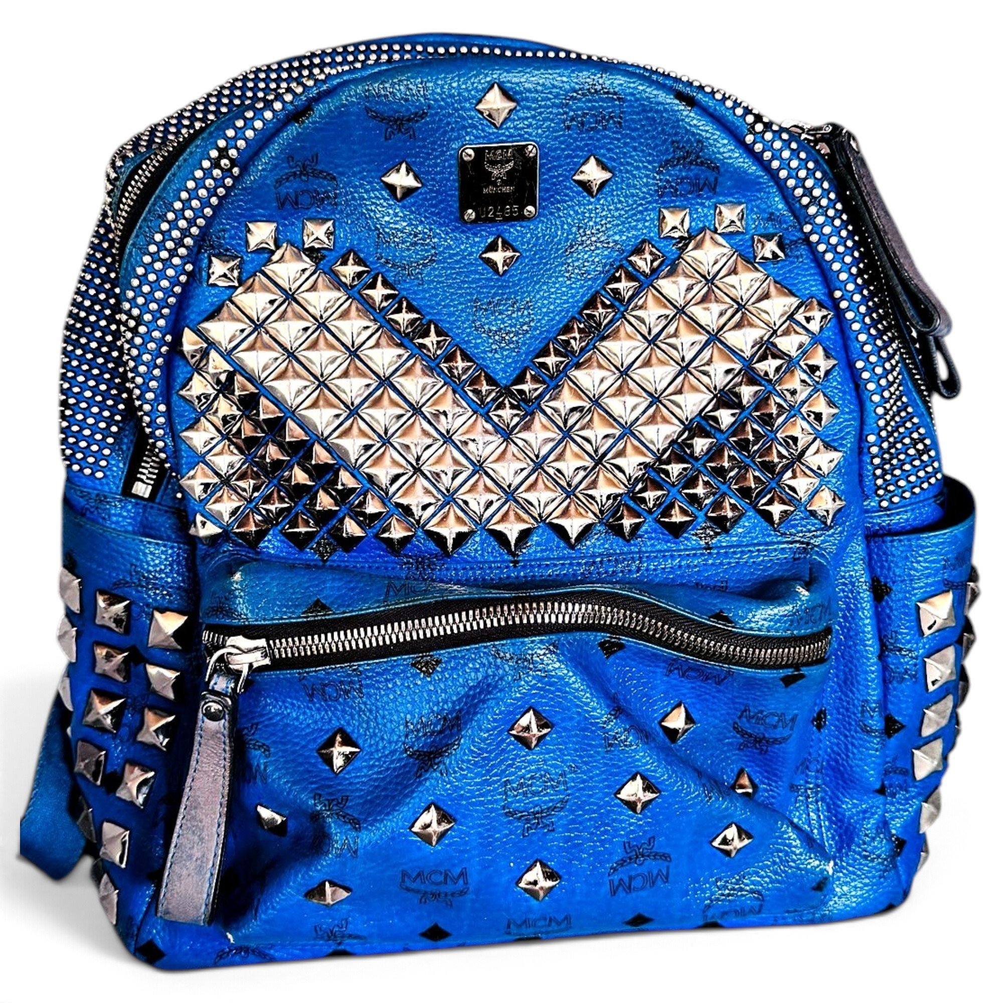Leather backpack