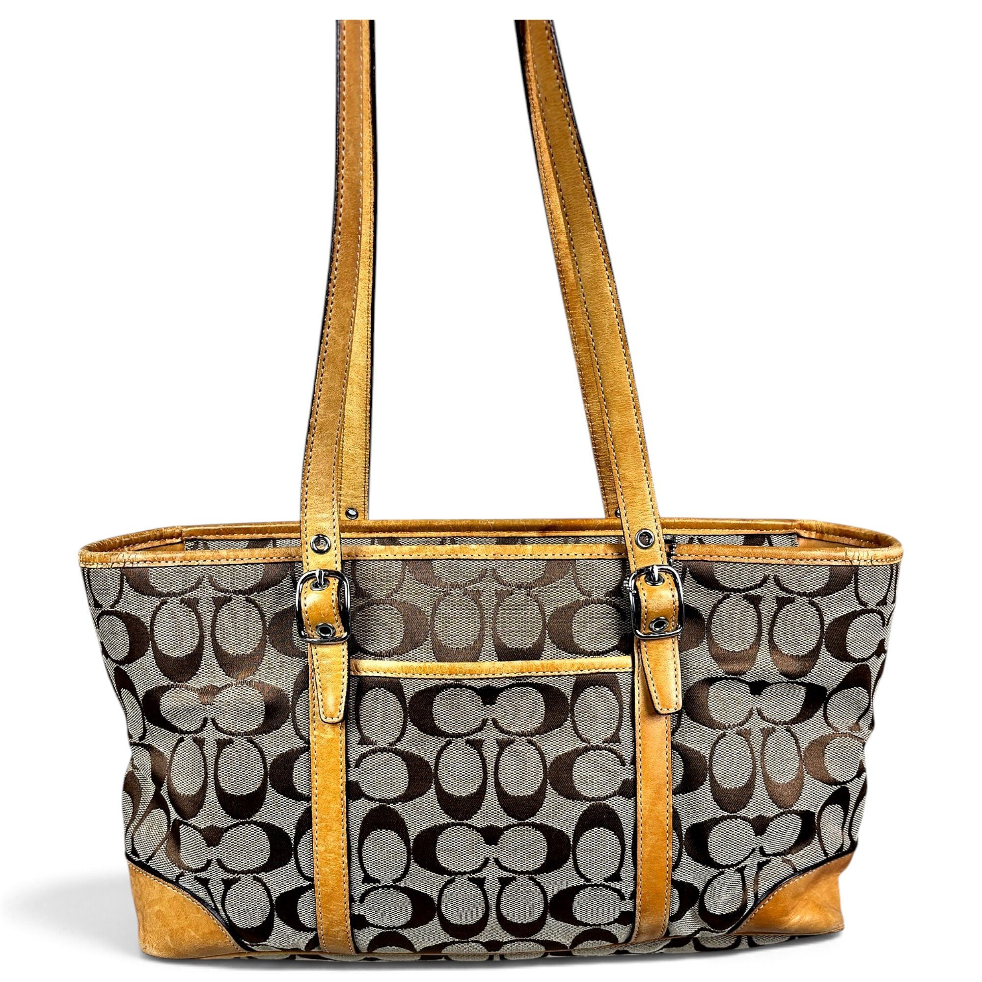 Leather tote