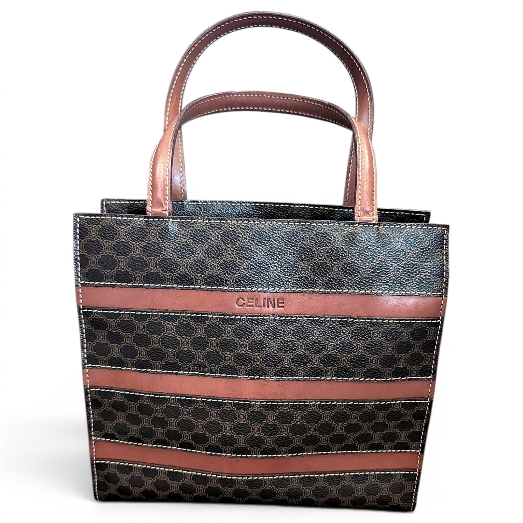 Cabas leather tote