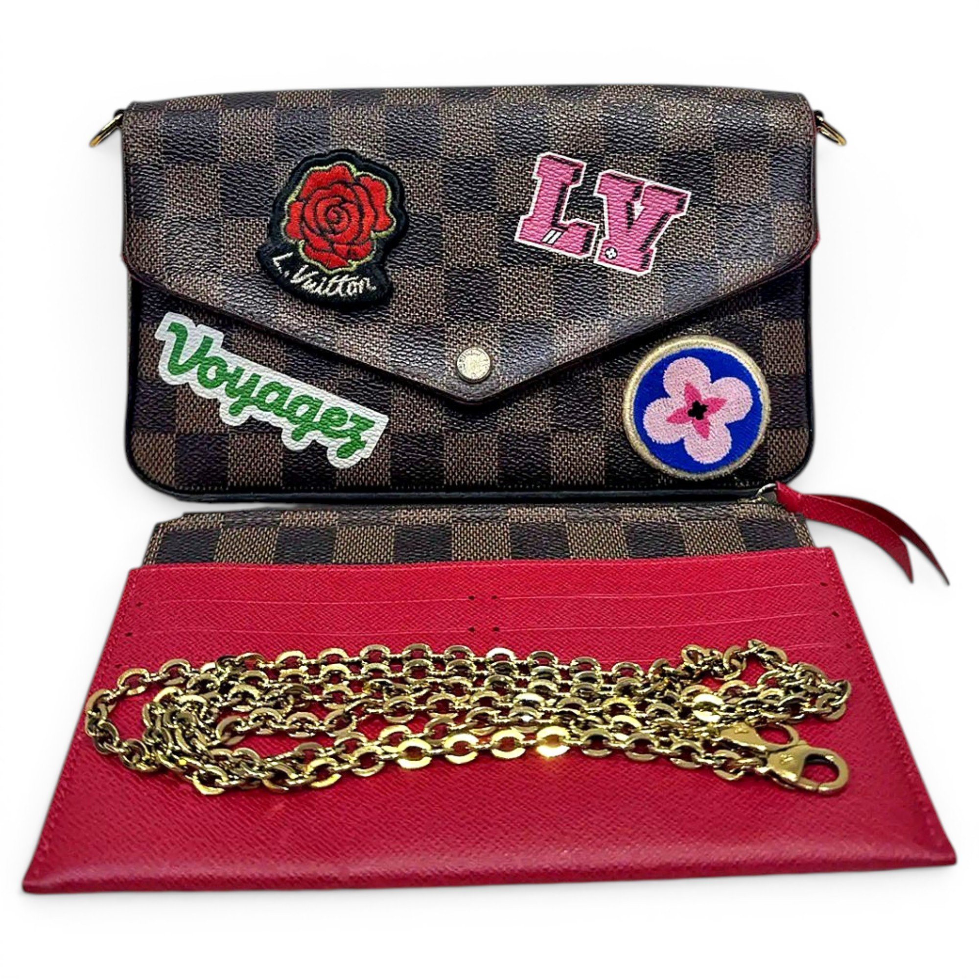 Félicie vinyl crossbody bag