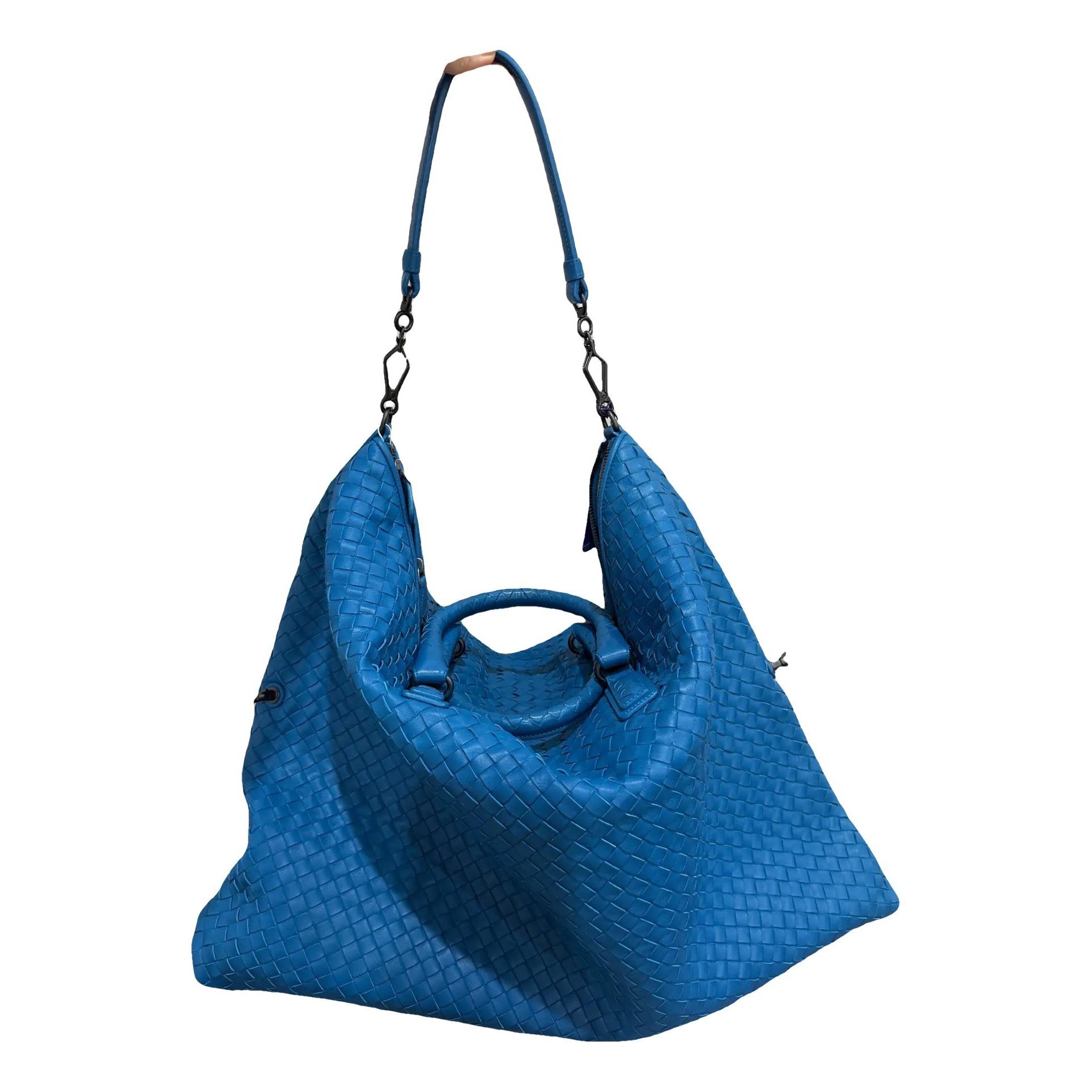 Parachute leather crossbody bag
