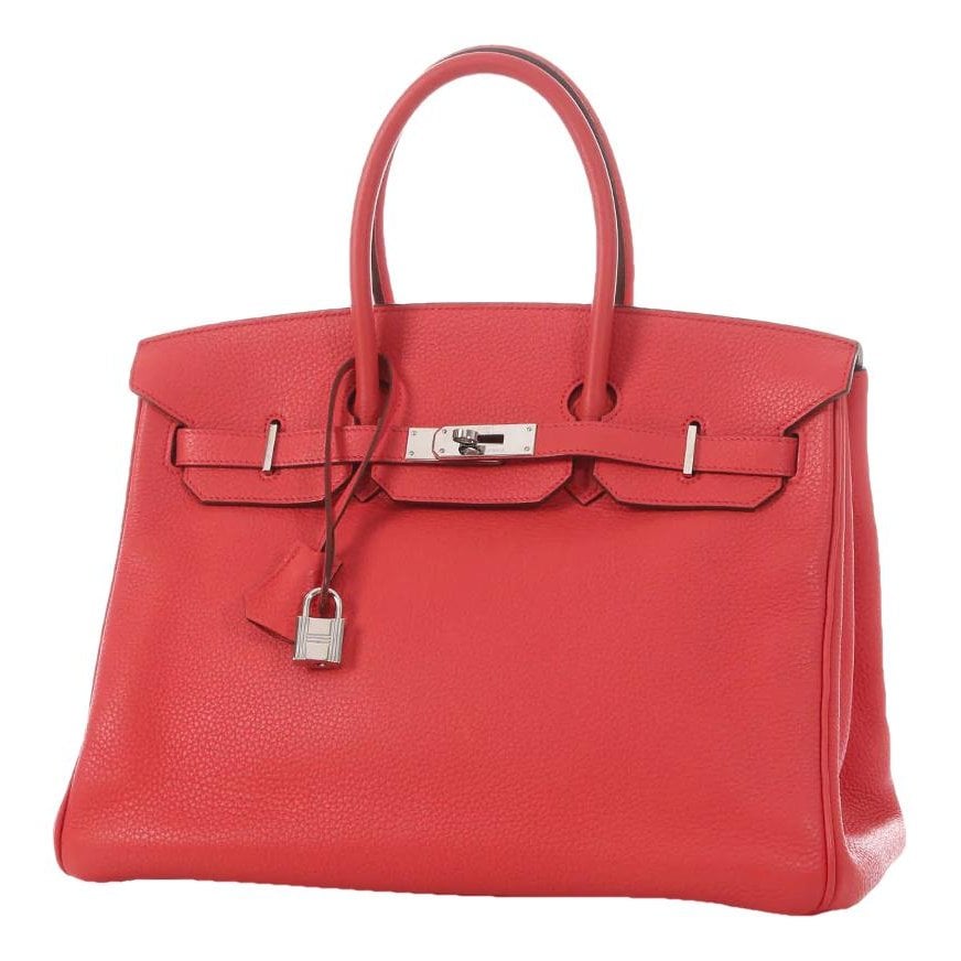 Birkin 35 leather handbag