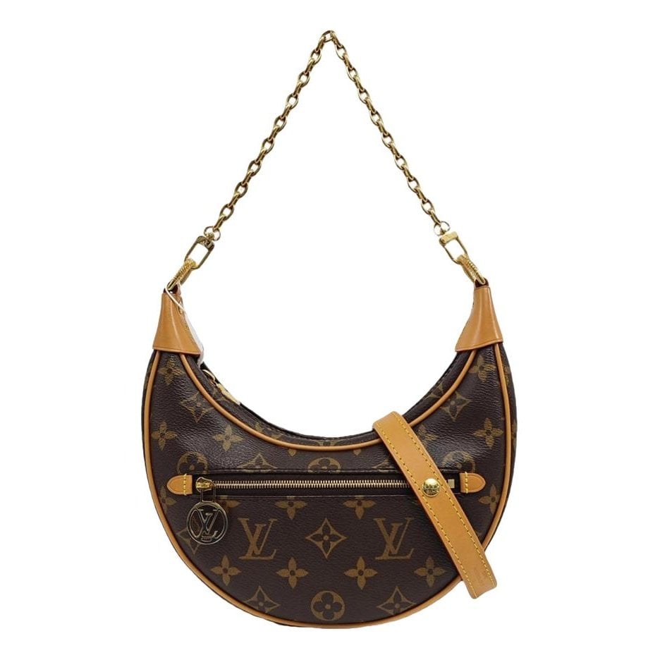 Loop leather handbag