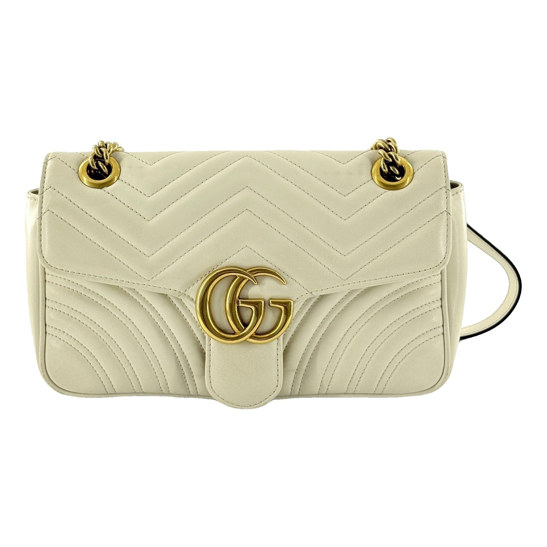 GG Marmont Flap leather crossbody bag