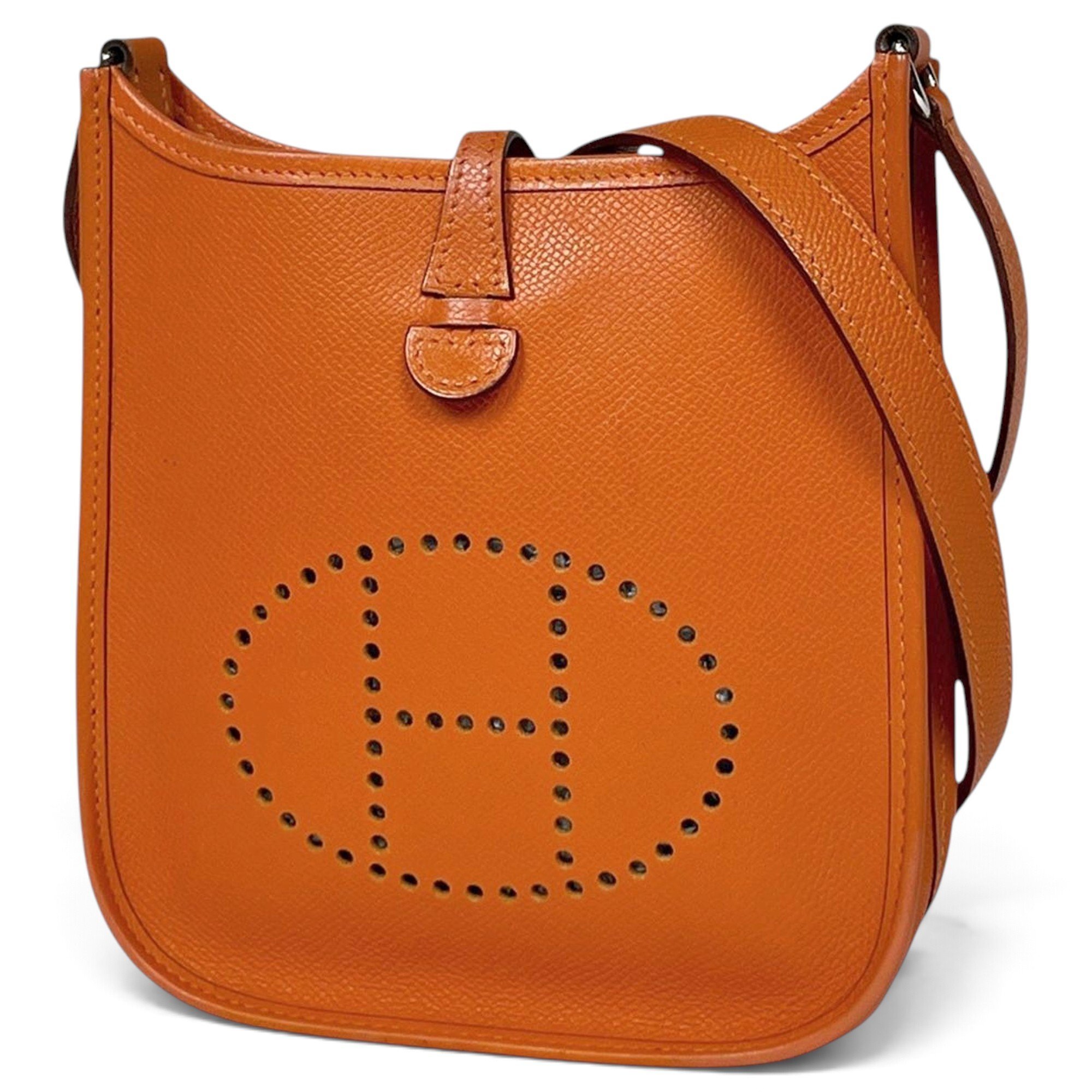 Evelyne leather handbag