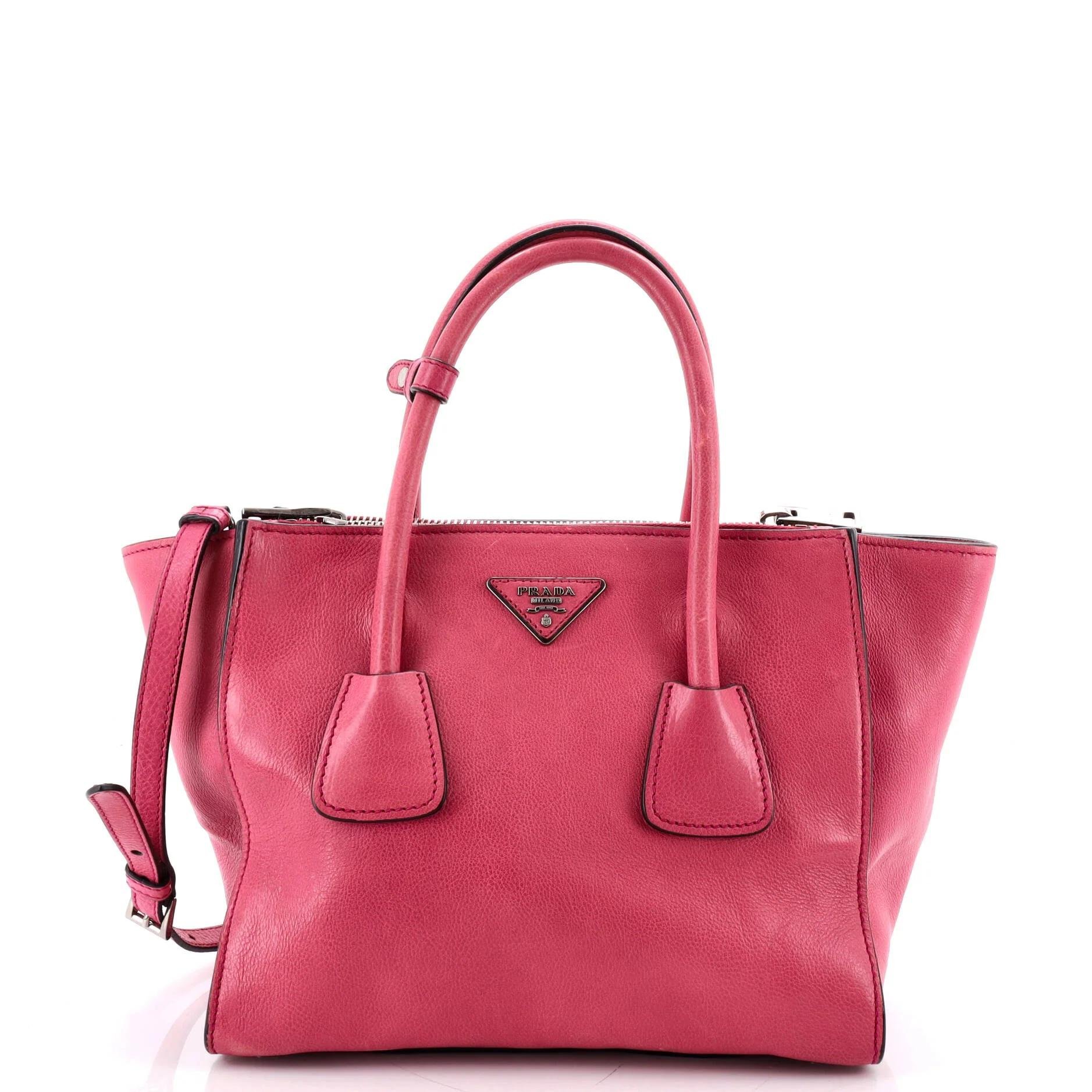 Leather tote