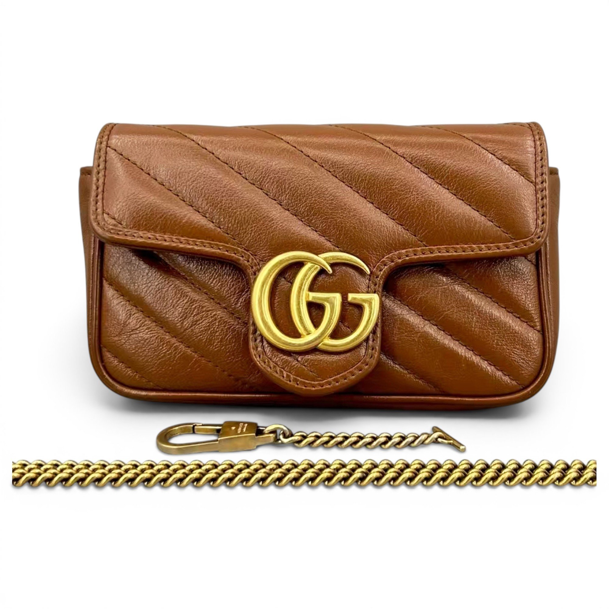 GG Marmont Flap leather handbag