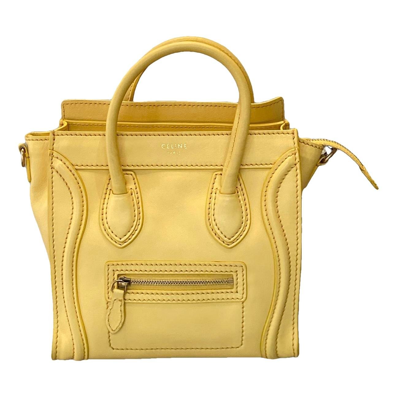 Nano Luggage leather handbag
