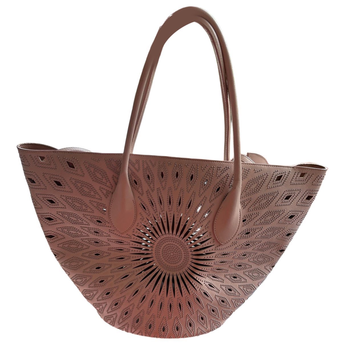 Leather tote